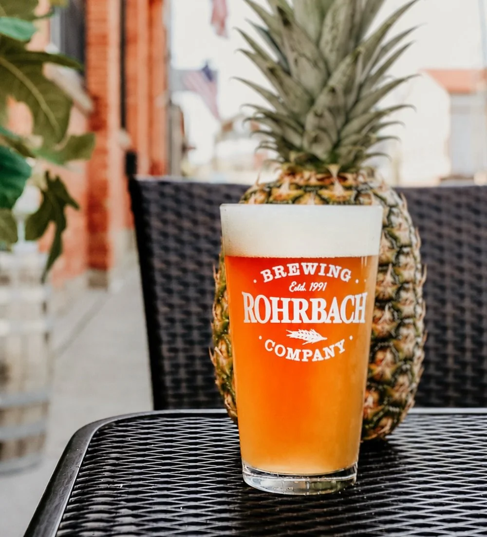 Tiki week is still going strong with Island Time trivia tonight (Railroad St) + a draft return of Pineapple Wheat 🍍 Come enjoy a pint to beat this heat wave 🌊 

#tikiweek
