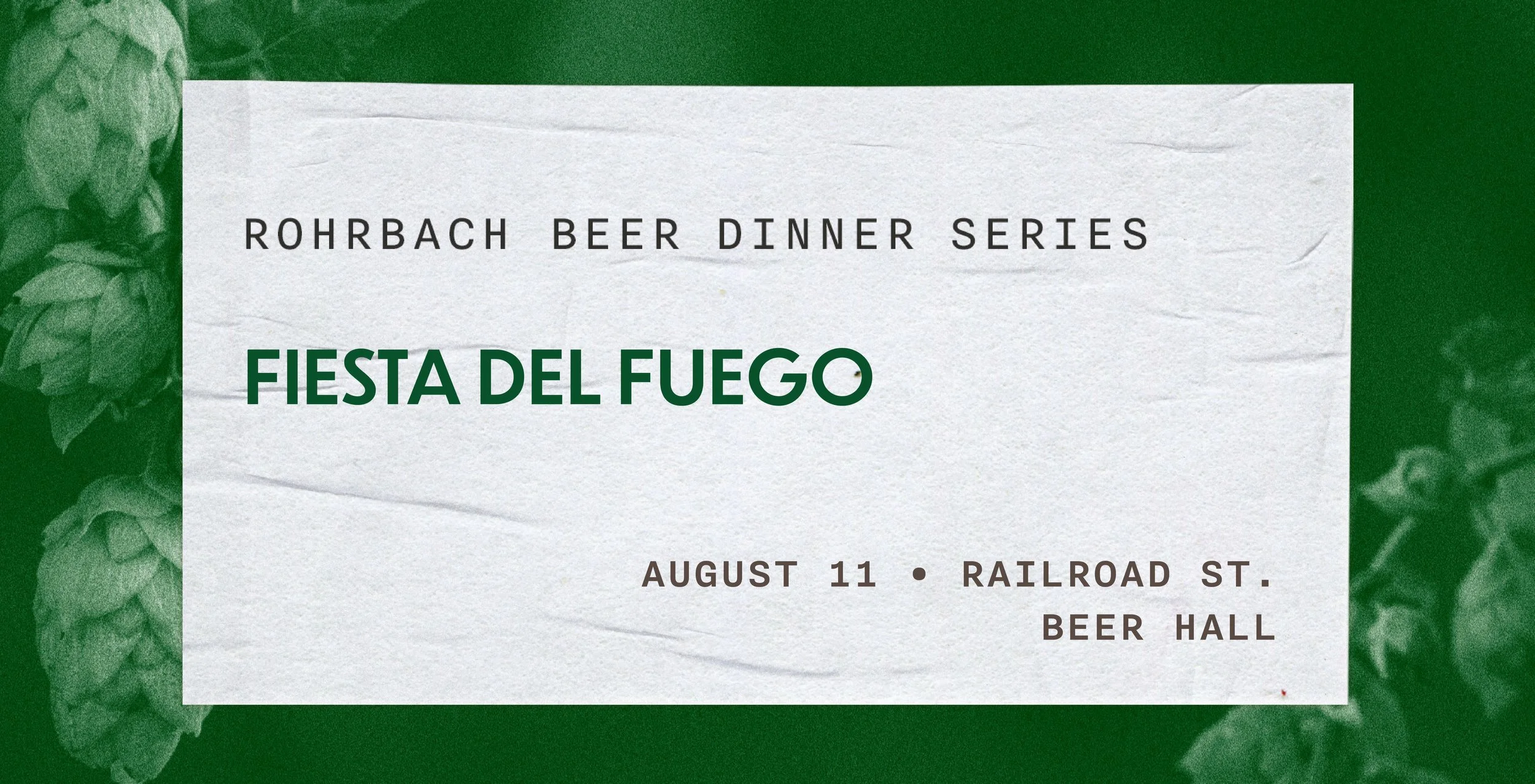 Fiesta del Fuego: August Beer Dinner