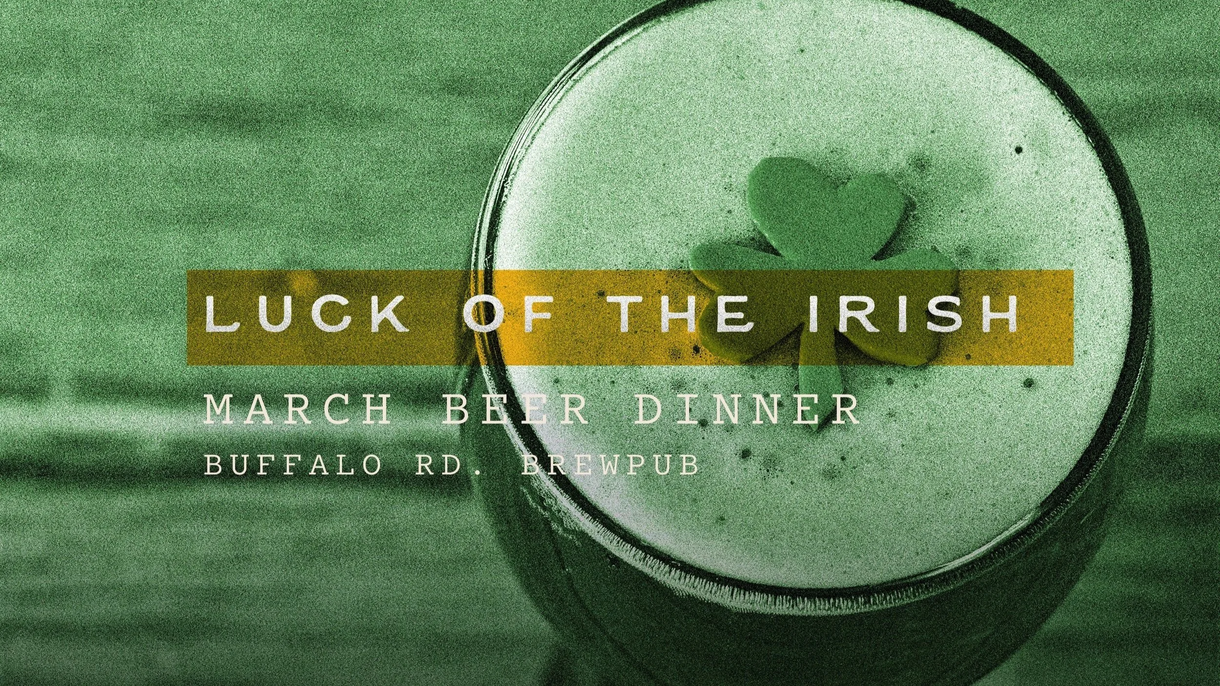 Luck of the Irish March Beer Dinner