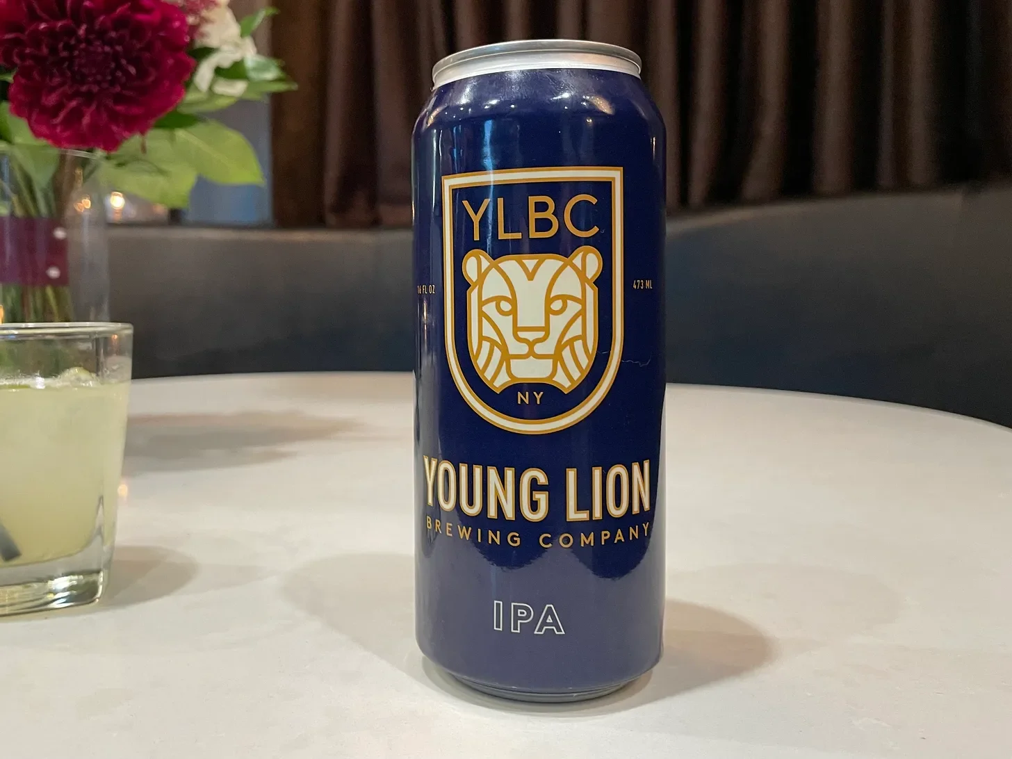 Young Lion beer can