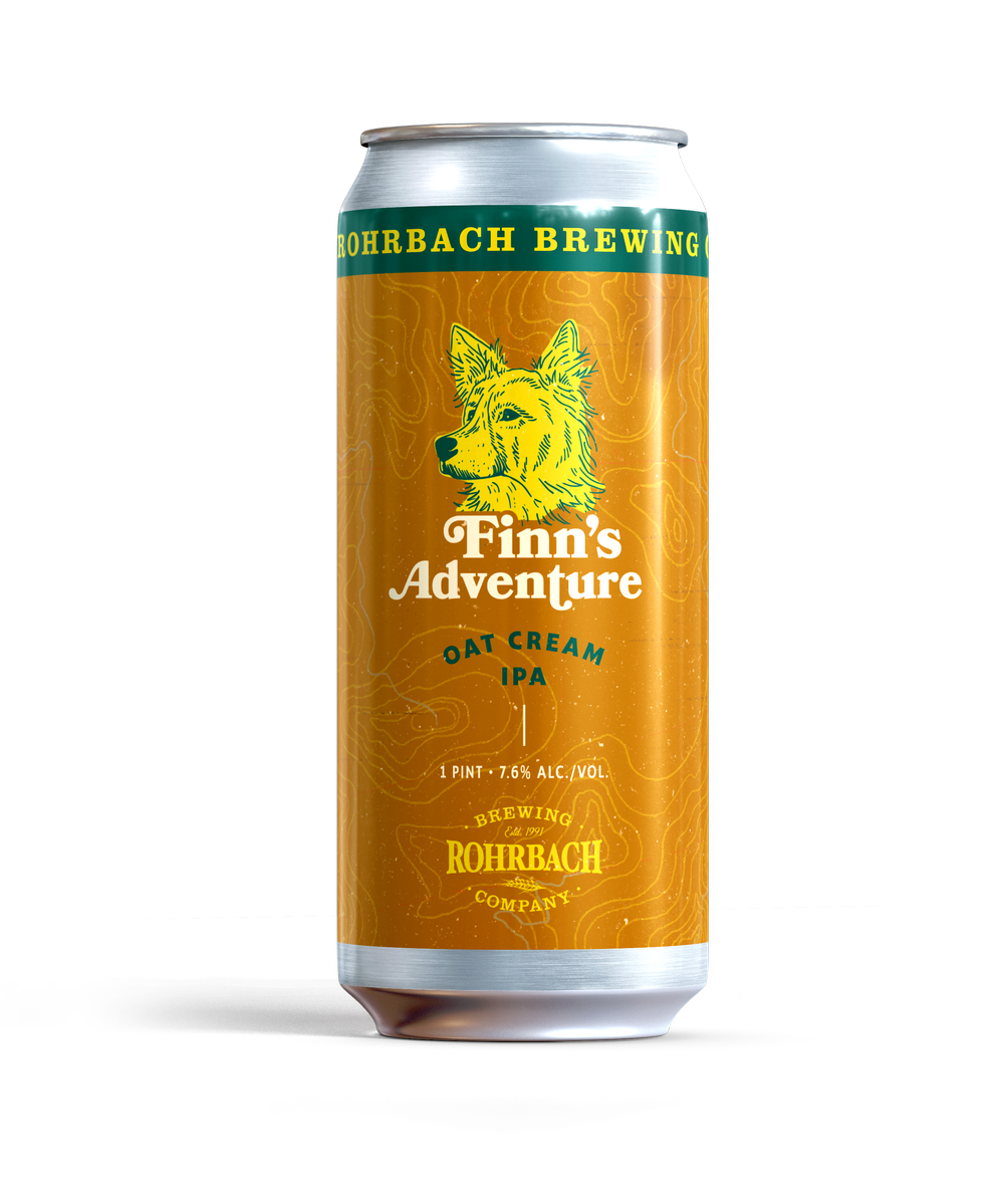 Finn's Adventure Oat Cream IPA by Rohrbach Brewing Company