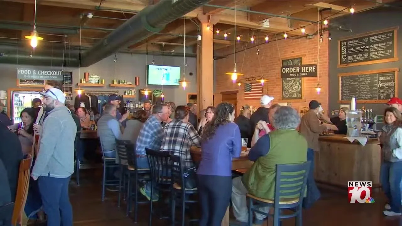 People gathered at Rohrbach Brewing Co