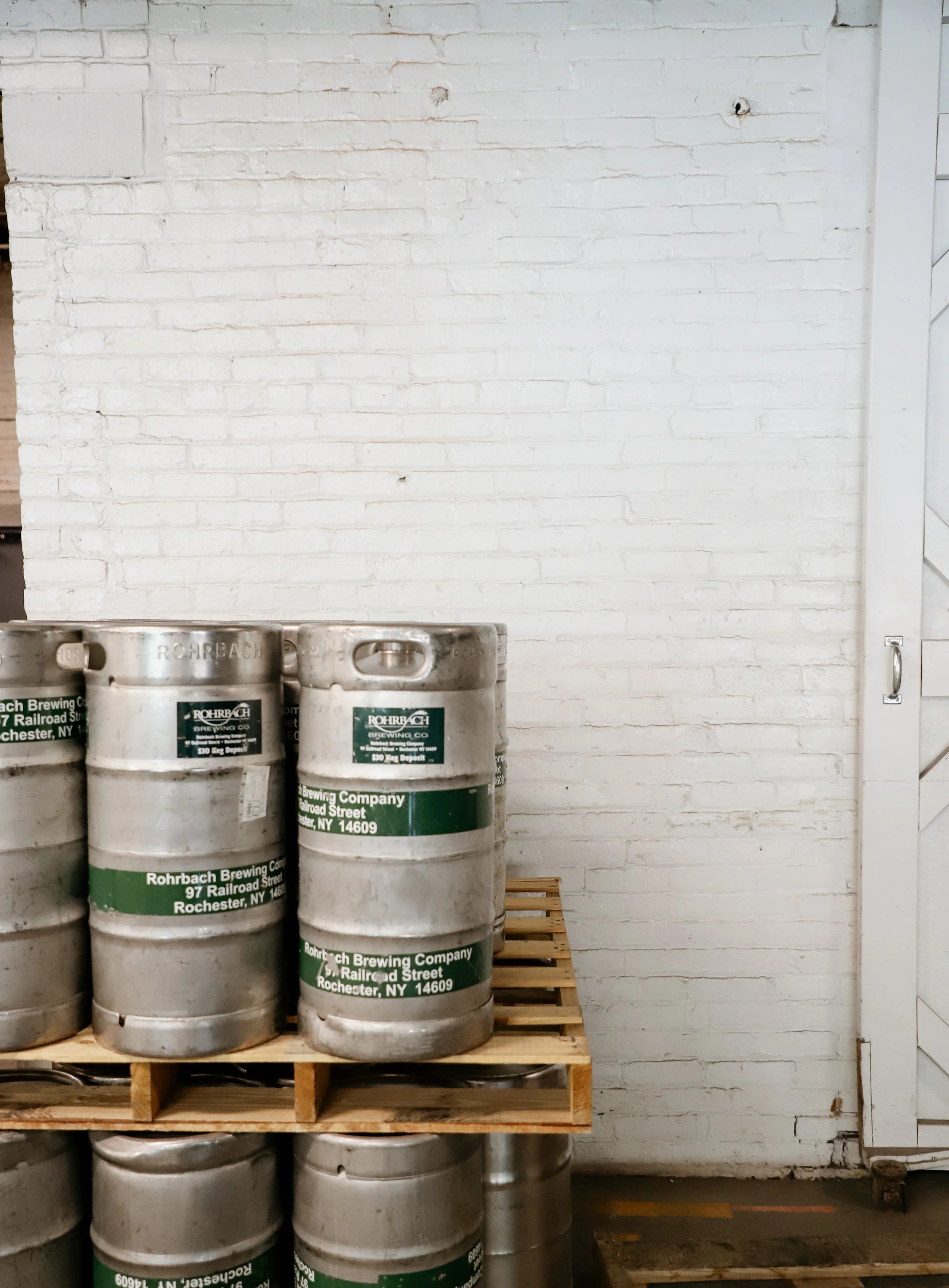 Rohrbach Brewing Company kegs
