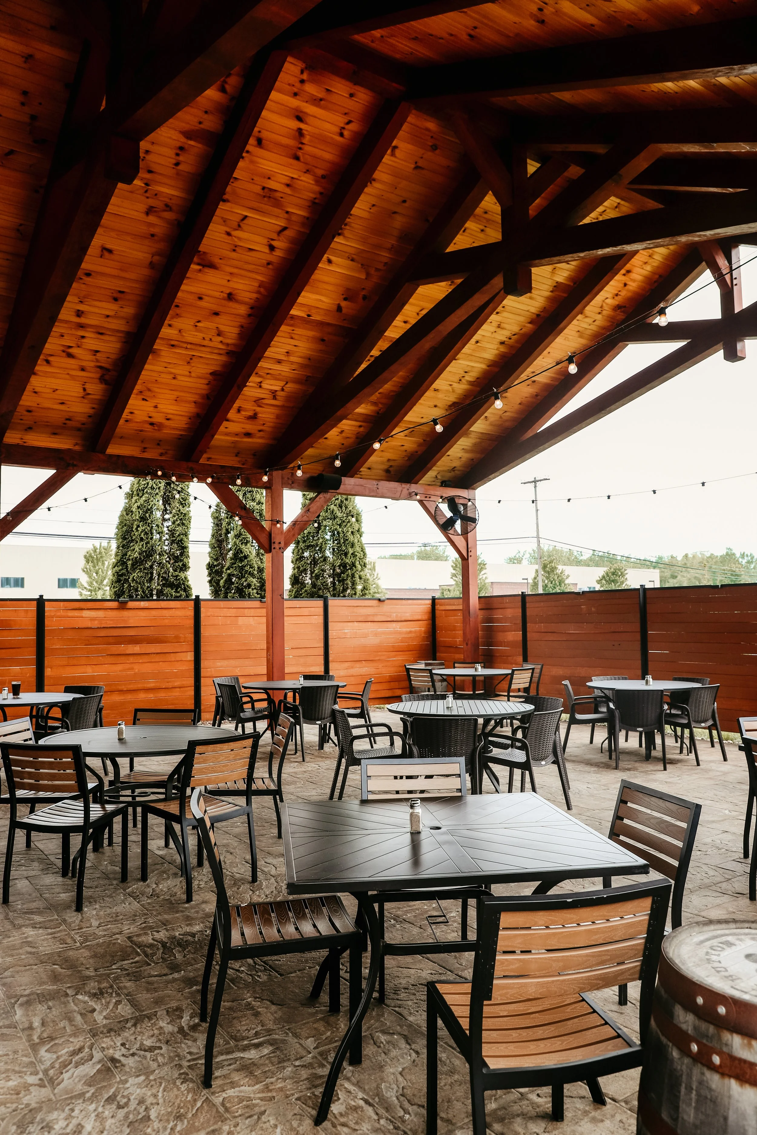 Buffalo Rd. restaurant outdoor covered patio