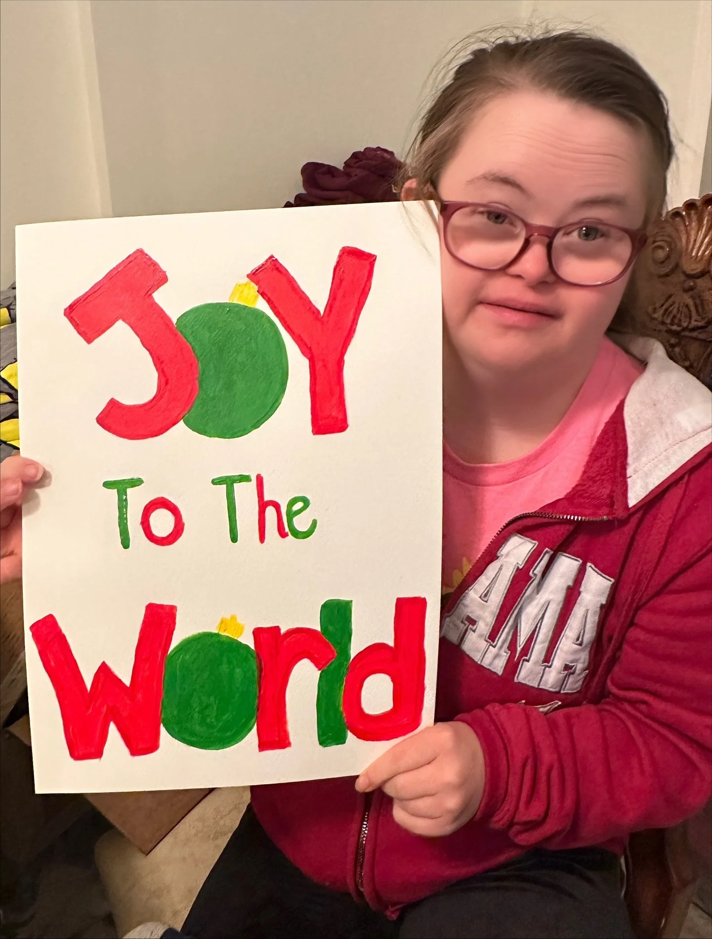 Joy to the World ❤️

Grace wanted this to be her Christmas shirt message for 2025 from the time she started thinking about it a few weeks ago. How fitting because she is the epitome of spreading joy in our world. We hope you love it as much as we do.