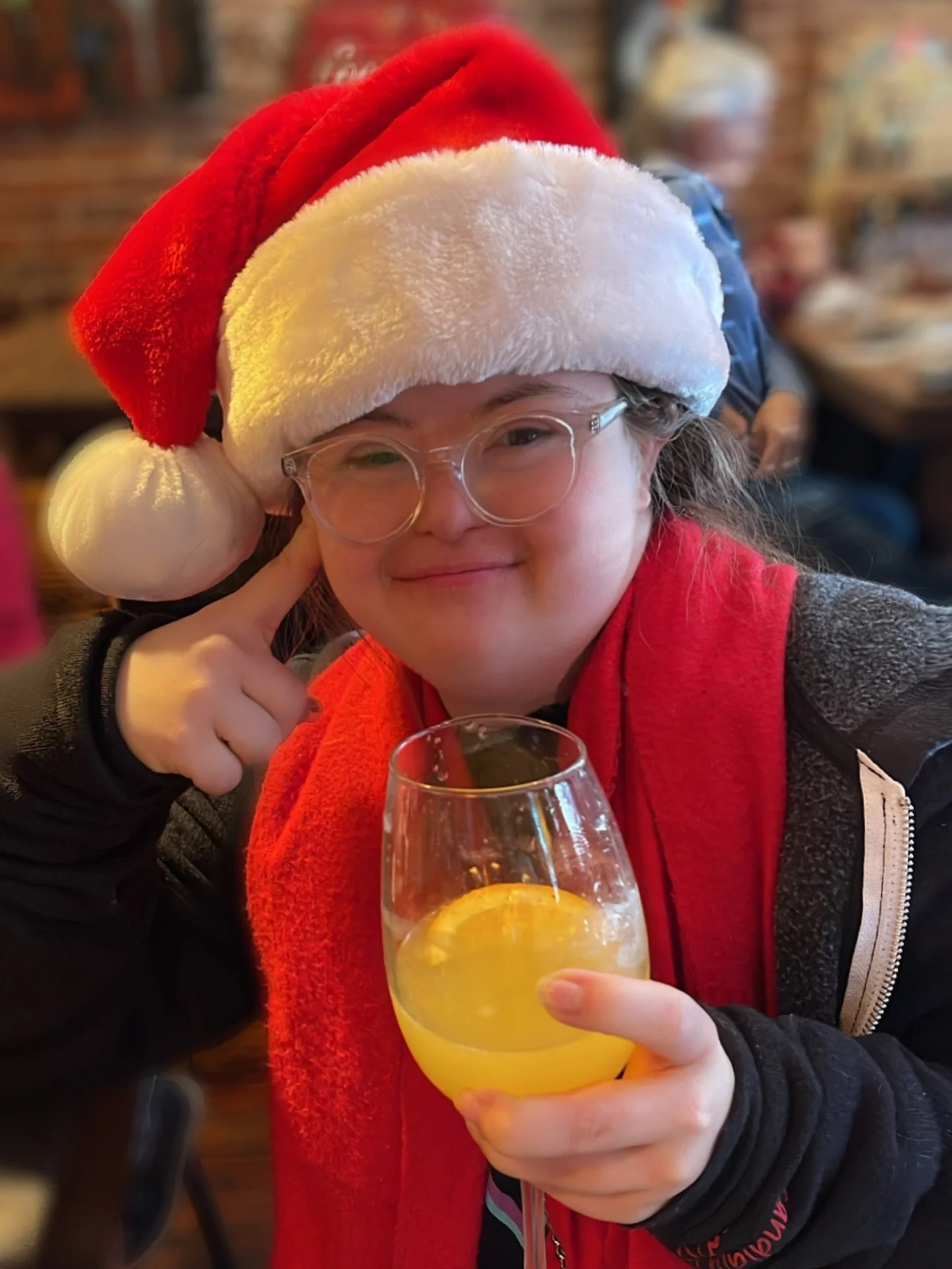 When Grace breaks out her Santa cap you know Christmas is almost here. 🎄🥂❤️

2025 has been a whirlwind for us. candidly kind has grown 3 fold thanks to you! On top of that, we moved to a small leased home in May to be close to our new home build.  