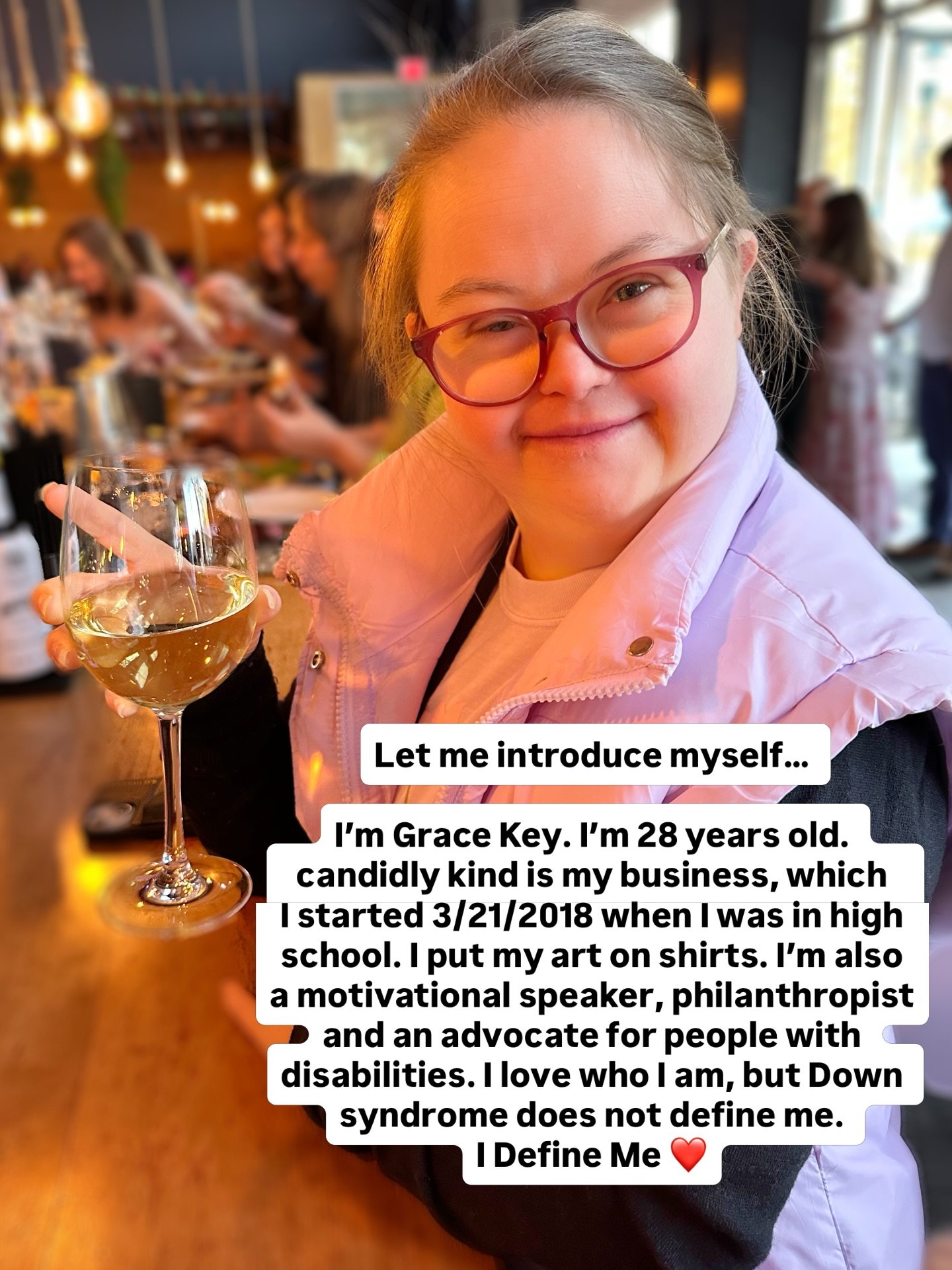 Let me introduce myself, I&rsquo;m Grace Key. I&rsquo;m 28 years old. candidly kind is my business which I started 3/21/2018 when I was in high school. I put my art on shirts. I&rsquo;m also a motivational speaker, philanthropist and an advocate for 