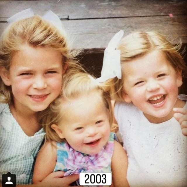 Sibling Day which in my case I guess should be sister day 💝 Many people ask about Grace&rsquo;s siblings. We started candidly kind after they were both off to college, adulting and on their own. Grace loves both her sisters (Cara and Tanna) and her 
