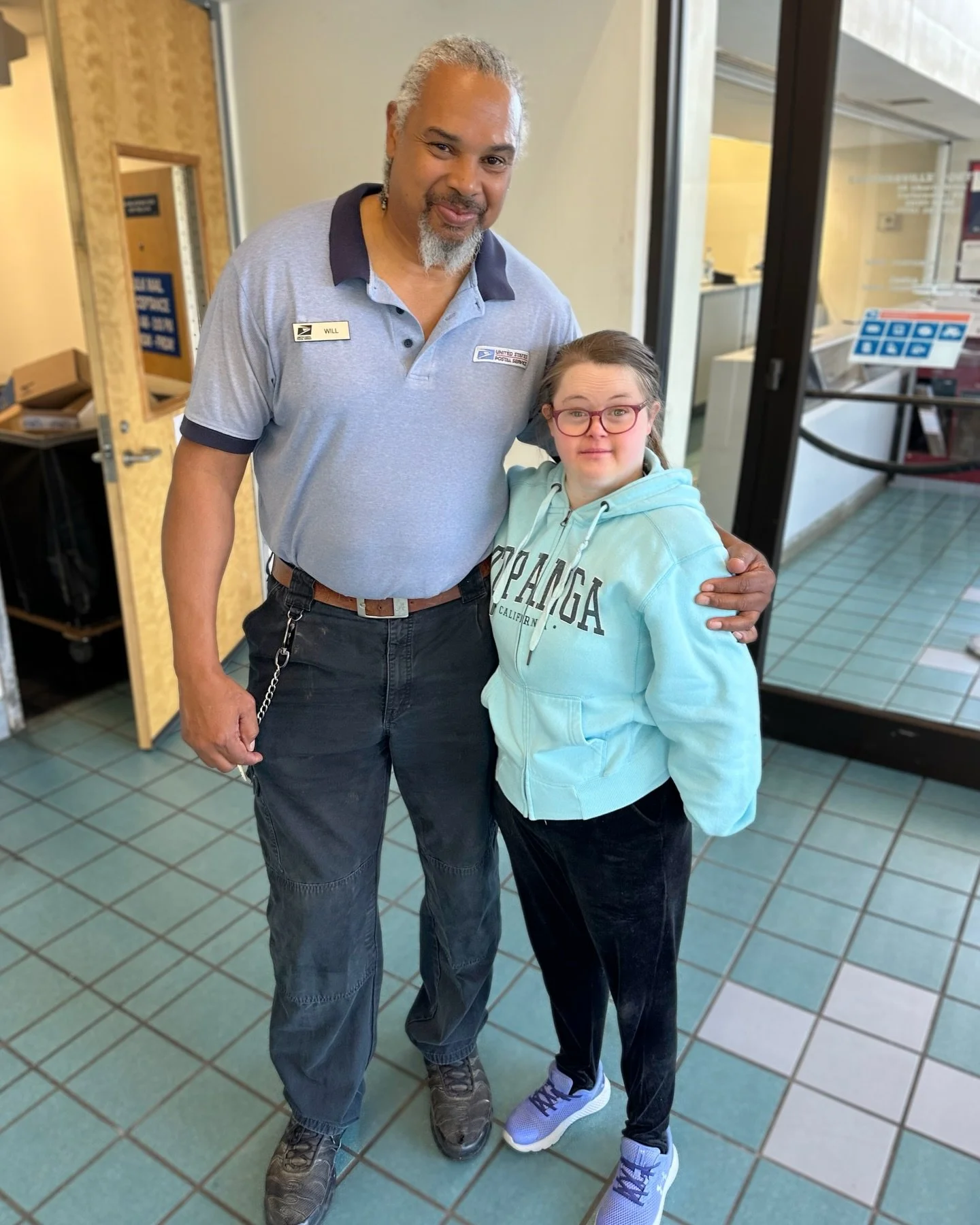 Look who we went to see! If you&rsquo;ve been here a while you know Will, Grace&rsquo;s favorite postman. Grace hadn&rsquo;t seen Will in months since we moved to TN last year. Will took care of Grace and her candidly kind USPS packages for over 7 ye