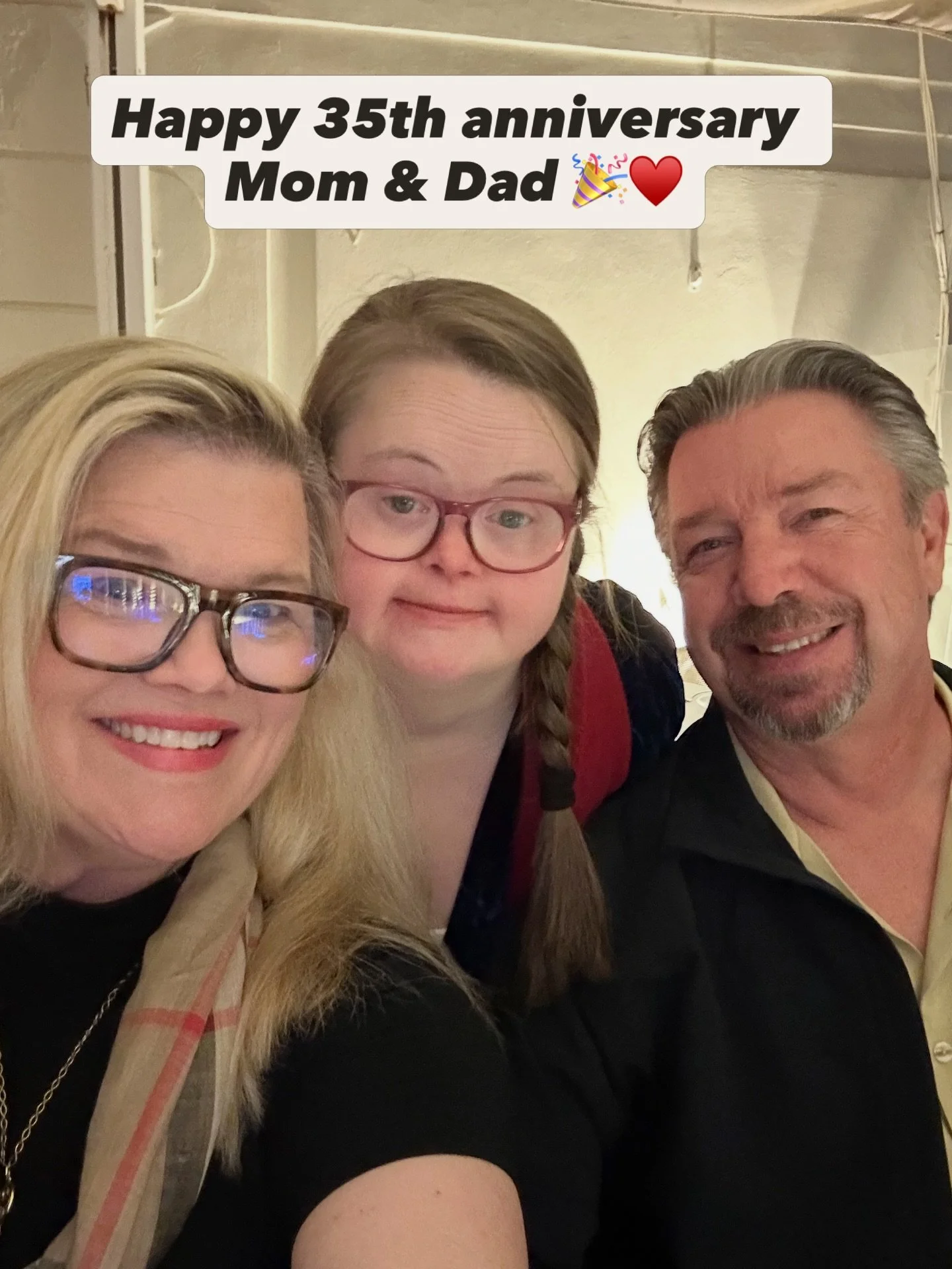 Happy 35th anniversary Mom and Dad. We are immensely for our many blessings 🩵