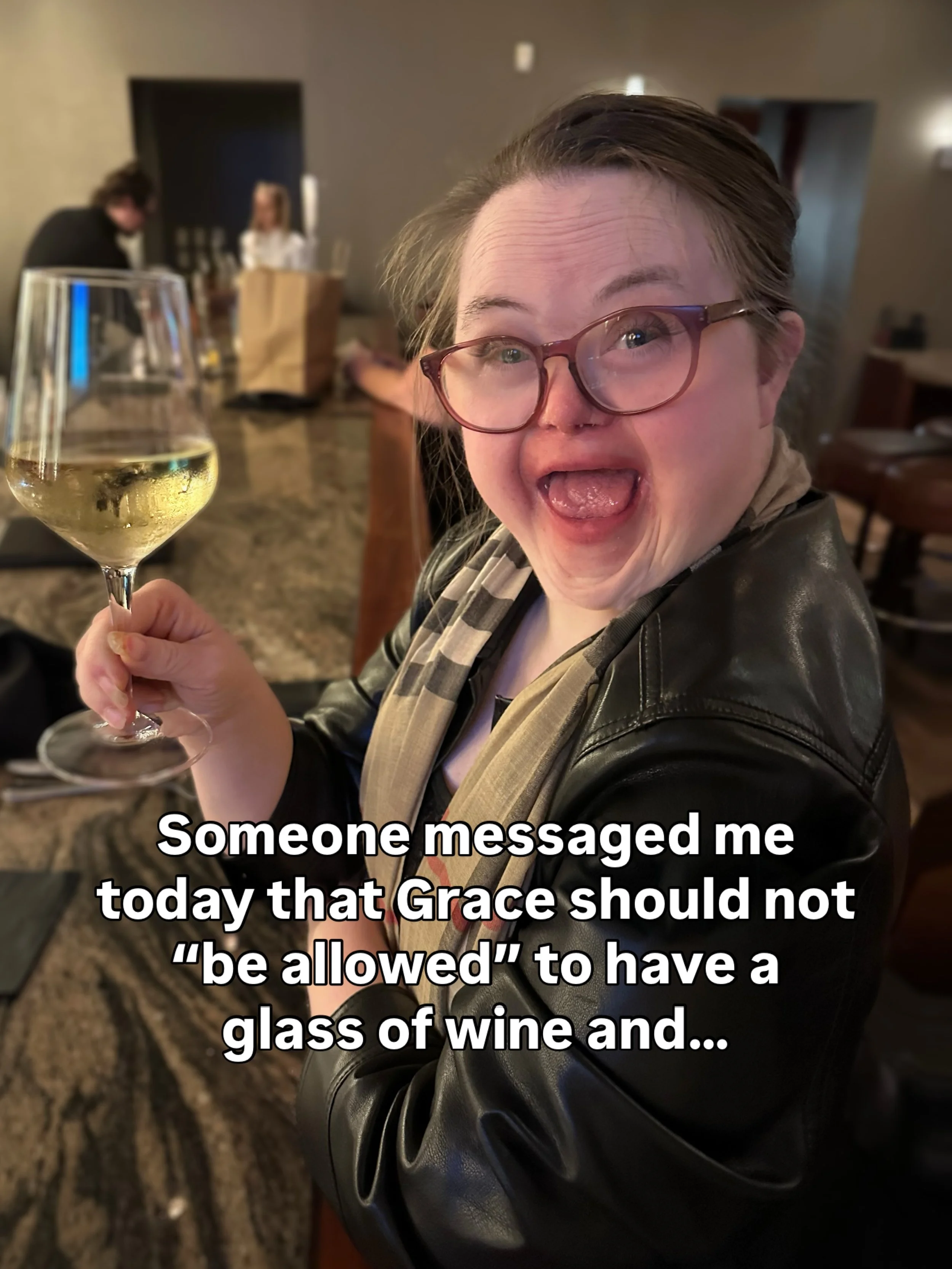 Grace is a 28 year old woman..period. The end  Come on people. &hearts;️ #downsyndrome #adult