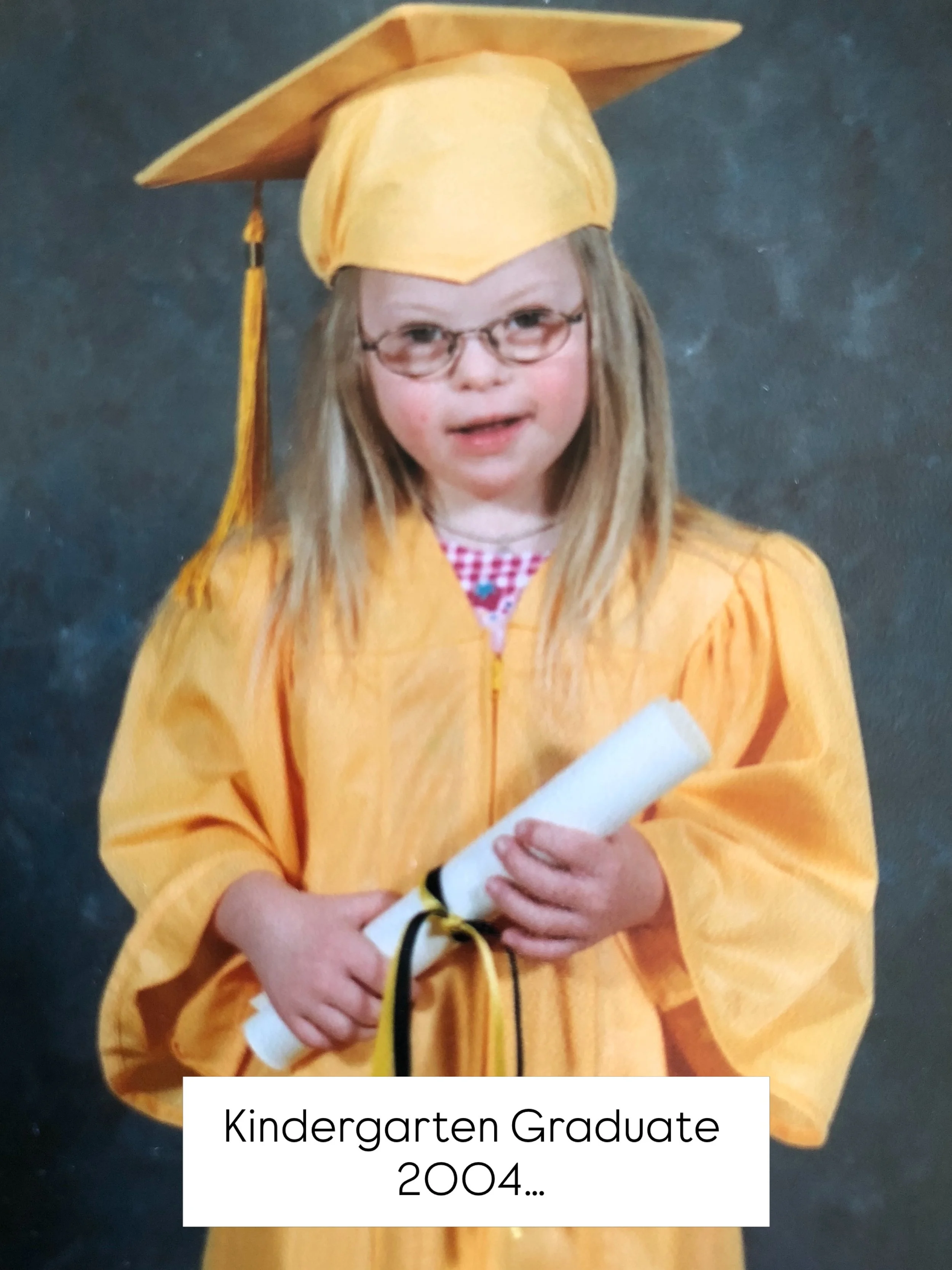 Moral of the story&hellip;and it&rsquo;s a good one! #thenandnow #downsyndrome #candidlykind