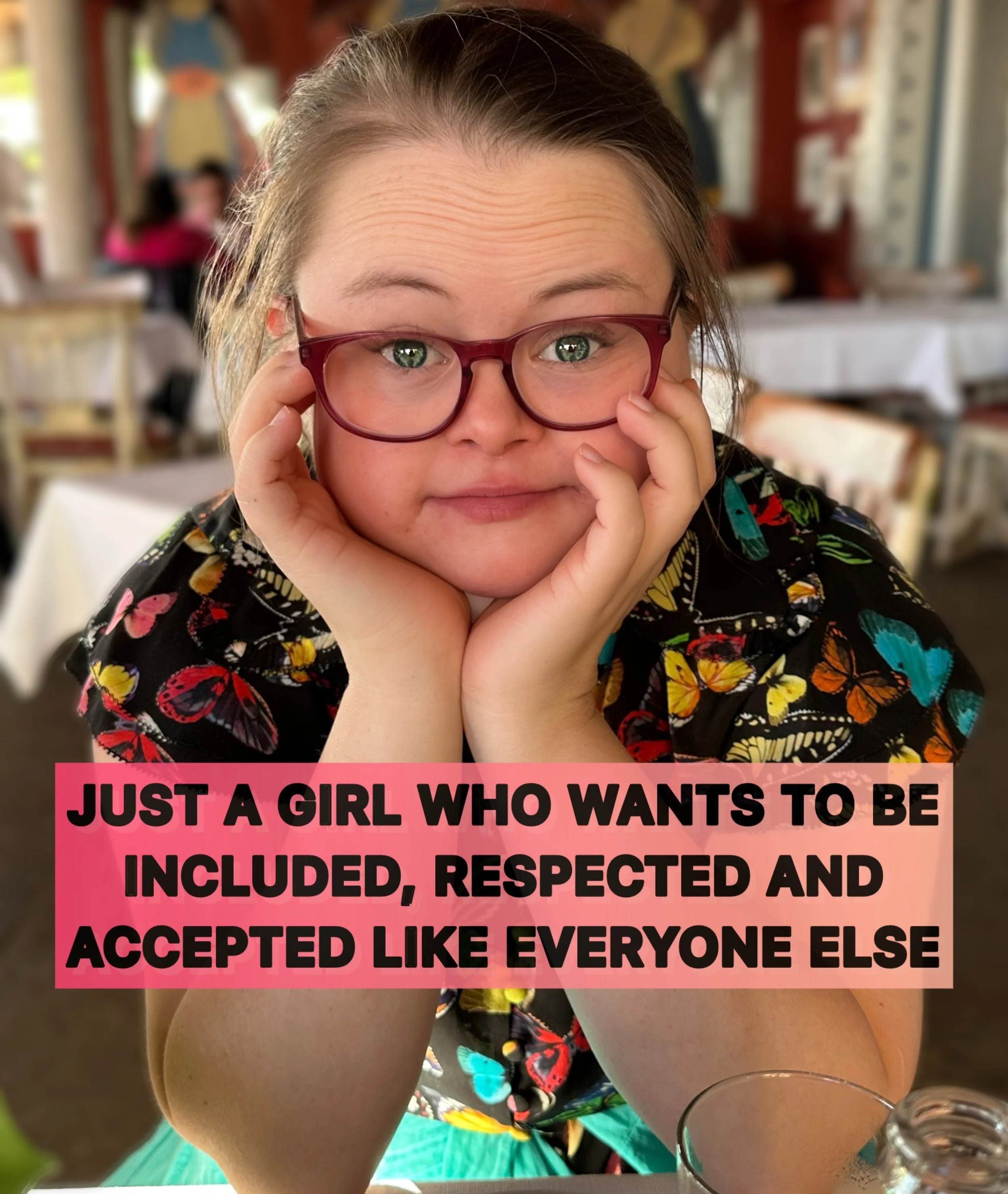 Pretty much sums it up ❤️ #downsyndrome #candidlykind