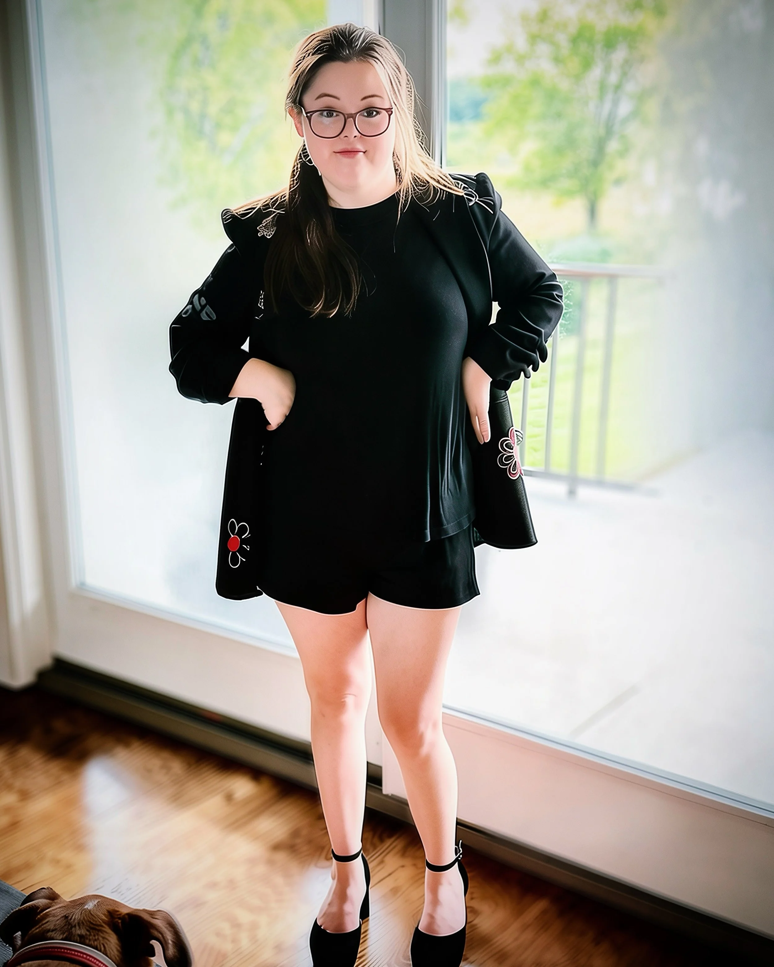 Woman on a mission 💪🏼😍 I know Grace is mine but sometimes I just stare at her in awe of her spirit, her confidence and her inner and outer beauty. 

Last night on our weekly girls night 2 young women came up and asked if the seats next to us were 