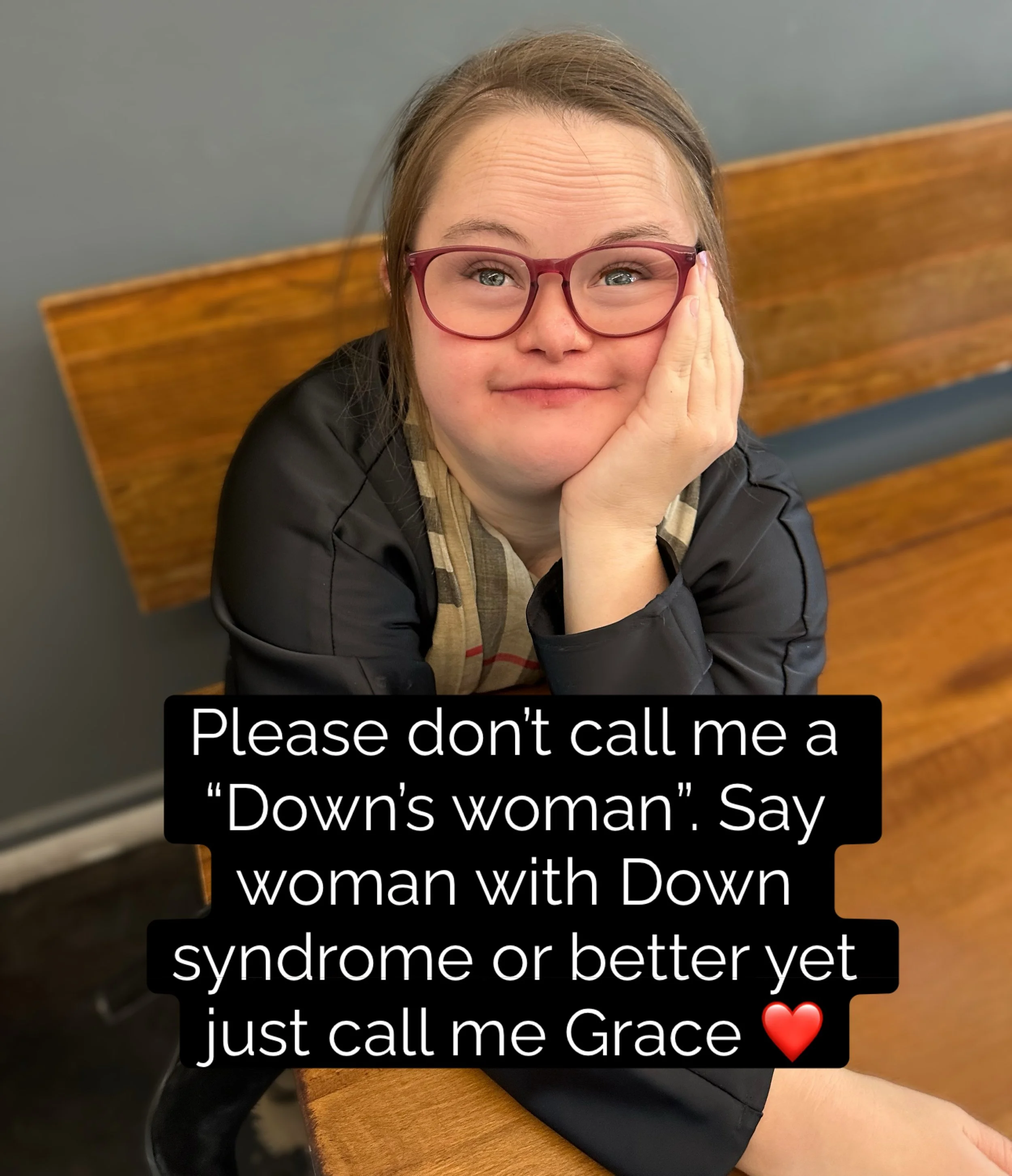 Grace will do just fine ❤️

#downsyndromeawareness #grace #candidlykind