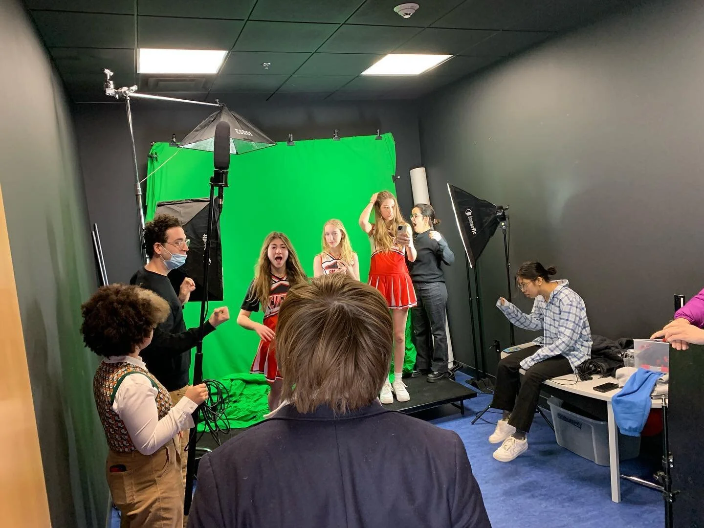 some pics from recent filming!!