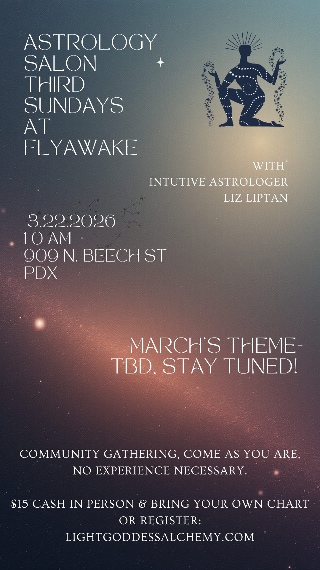 In-person Astrology Salon- March