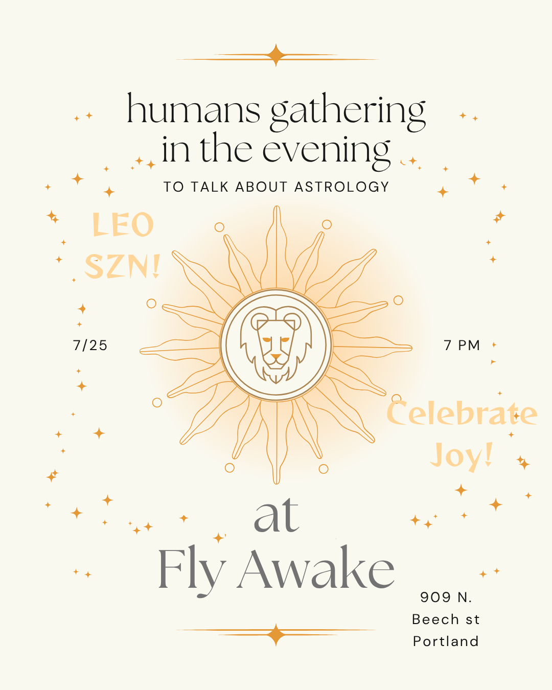 In-person Astrology Salon- July- Register by July 23rd!