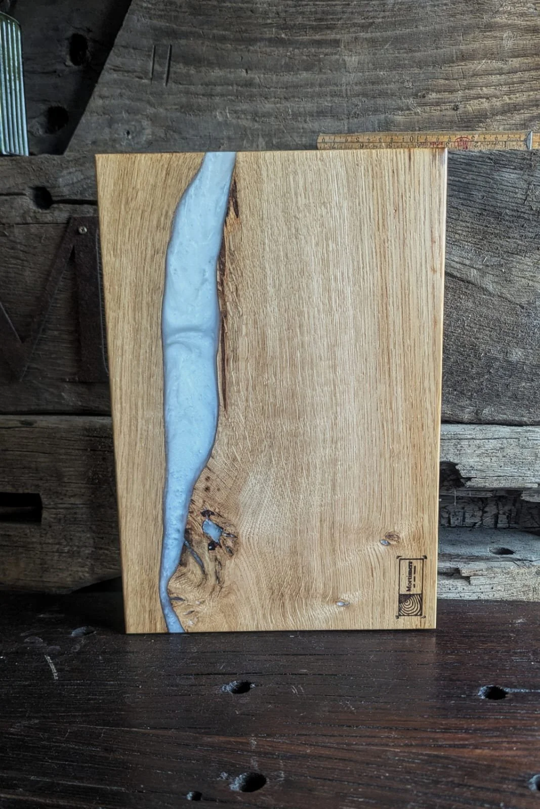 River Serving Board, Pearl White