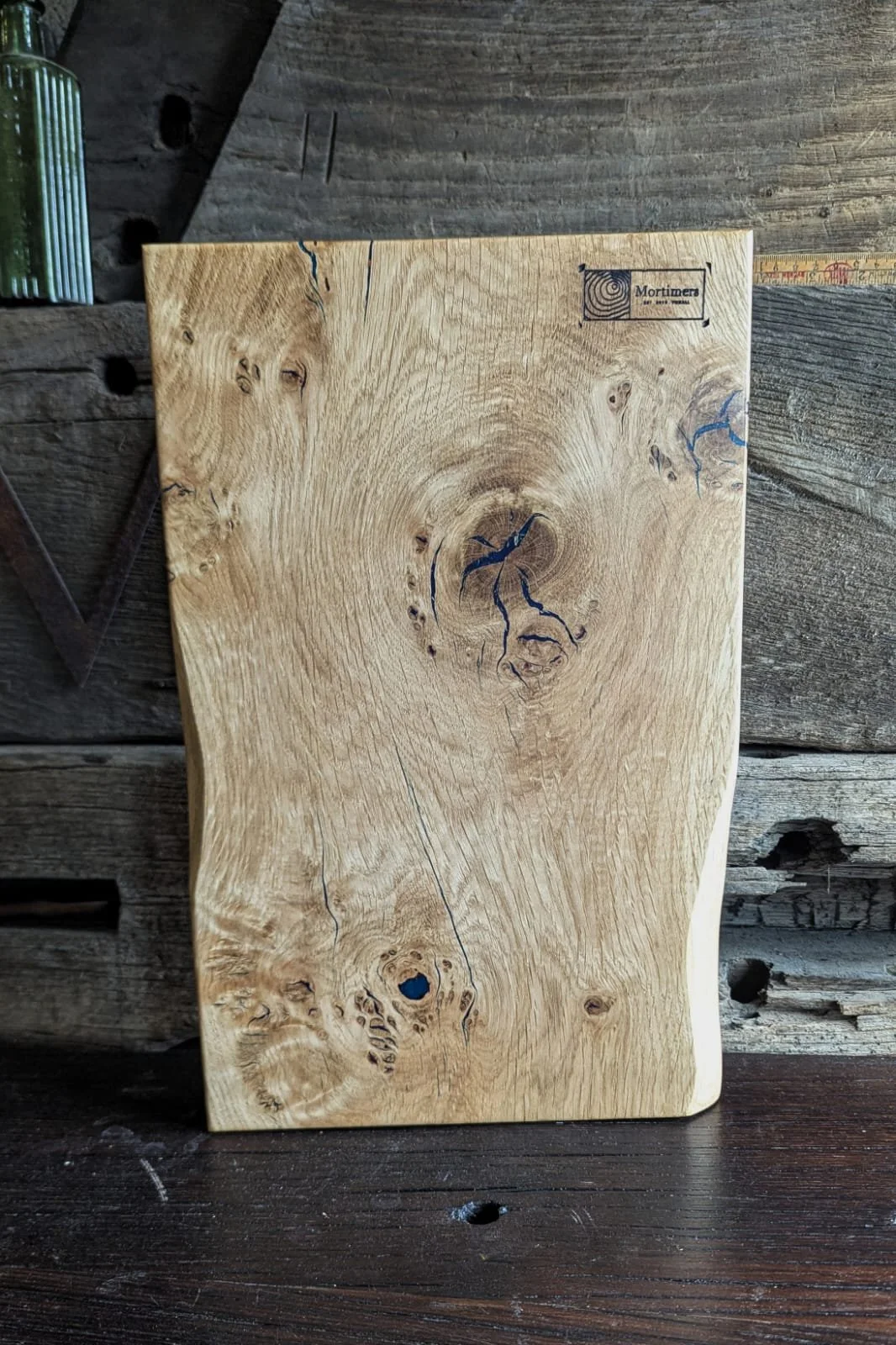 Small-Medium Highly Figured Oak Chopping Board