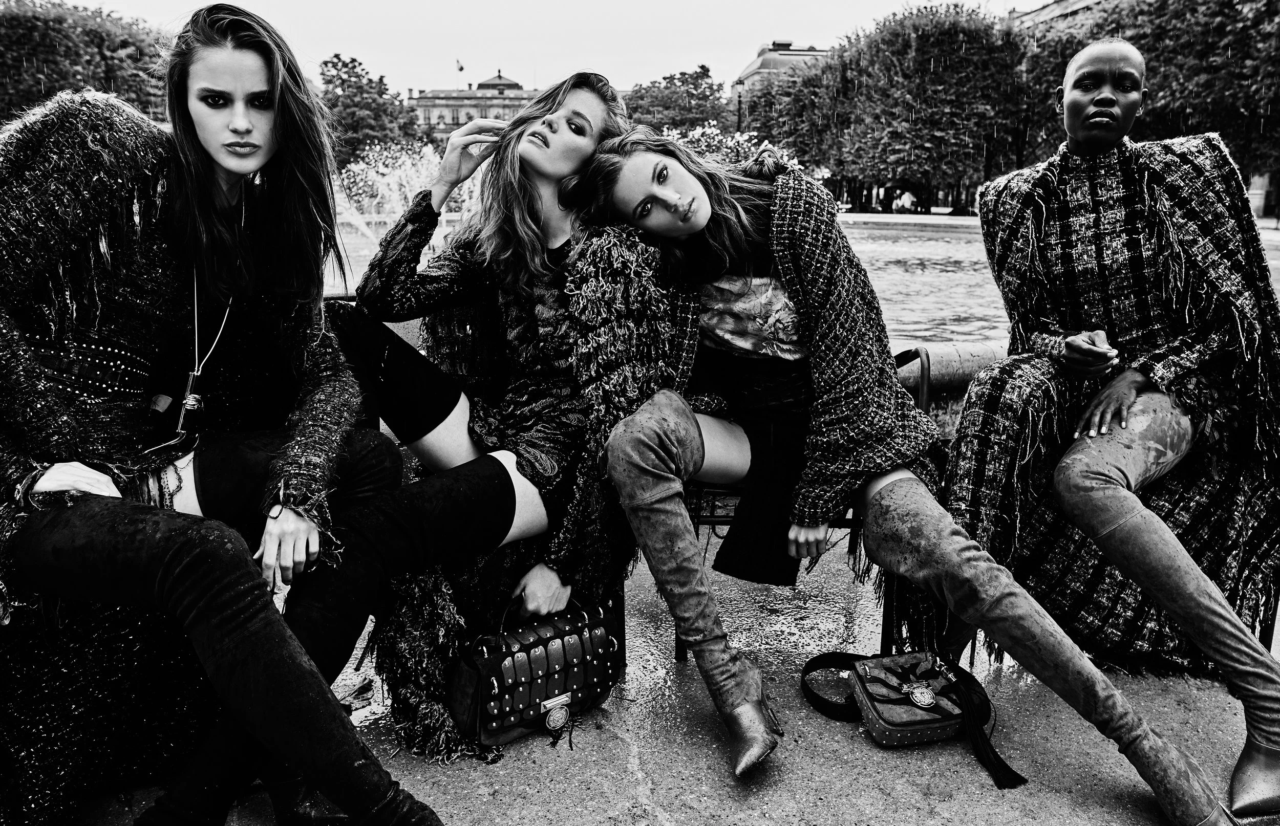 Balmain Fall/Winter 2017, Shot by Olivier Rousteing