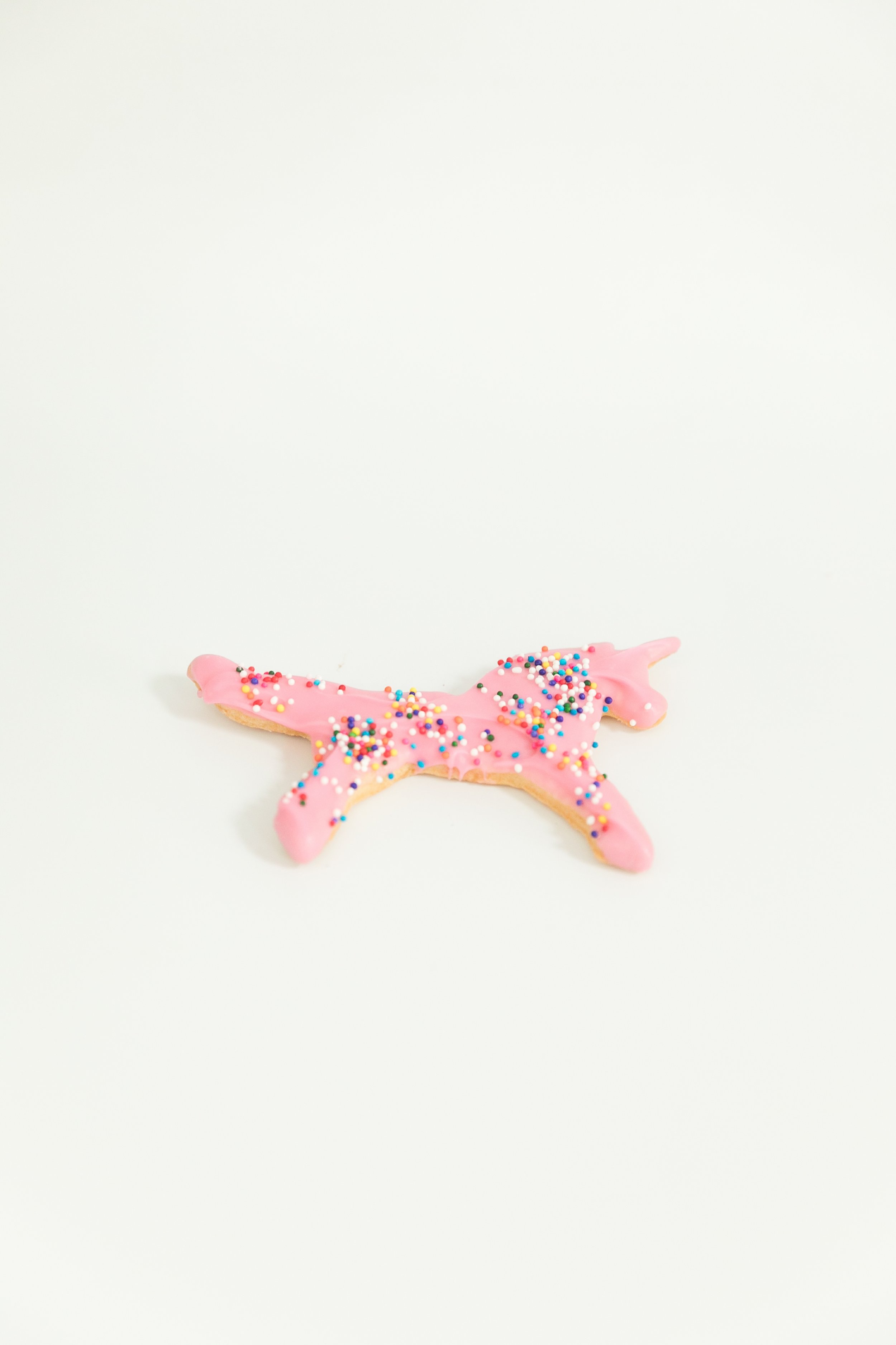  unicorn animal cookie with sprinkles  