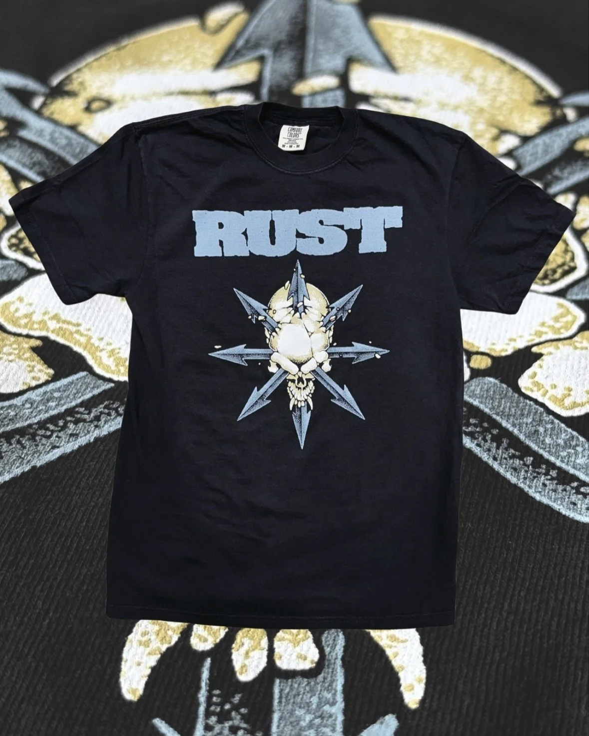 A sick tour tee for @rusthxc 🚐
Designed by @ouchfinger 

#screenprinted #printshop #buffalo #rusthxc #qualityprints