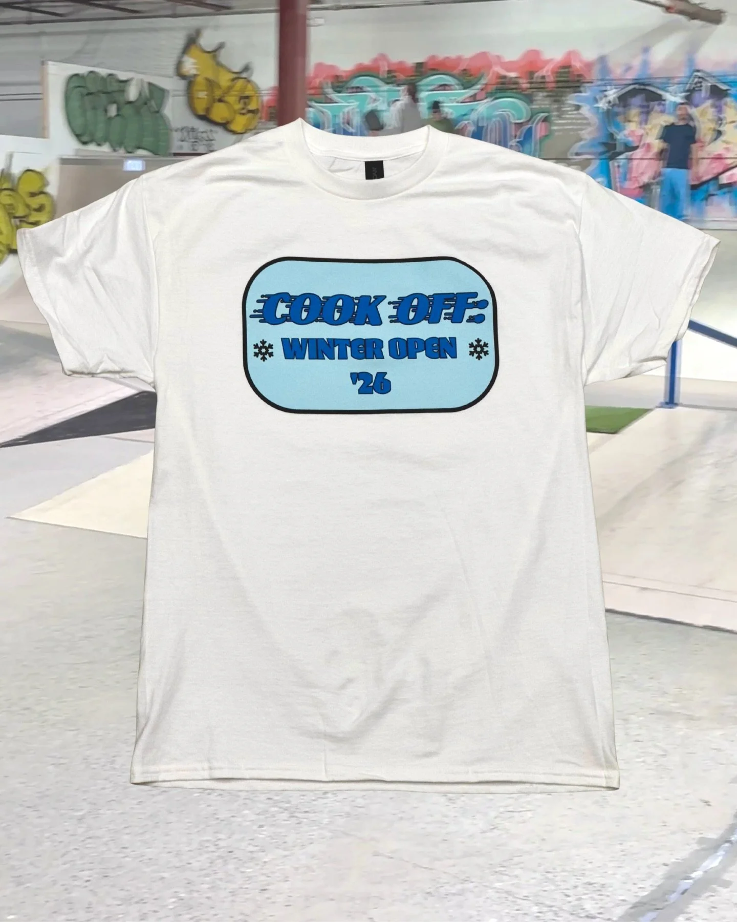 We&rsquo;re always stoked to print stuff for @foodcourtskatepark and be a Cook Off sponsor! 🛹❄️