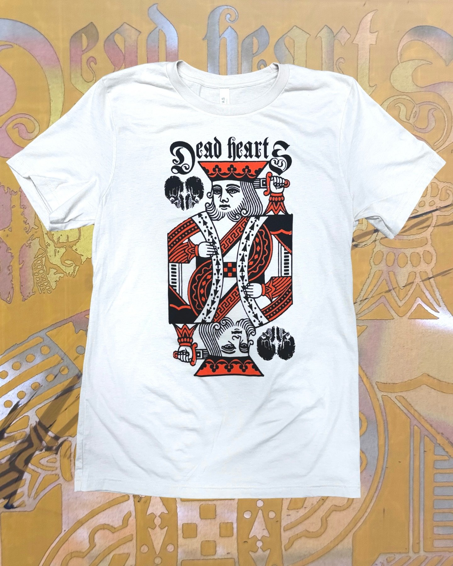 One of a few pieces of merch we printed for the @dead_hearts_716 reunion show at @mohawk_place this Saturday. Make sure you get one if you&rsquo;re attending!

#buffalohardcore #screenprinted #qualityprints #buffalony #screenprinter #deadhearts #prin