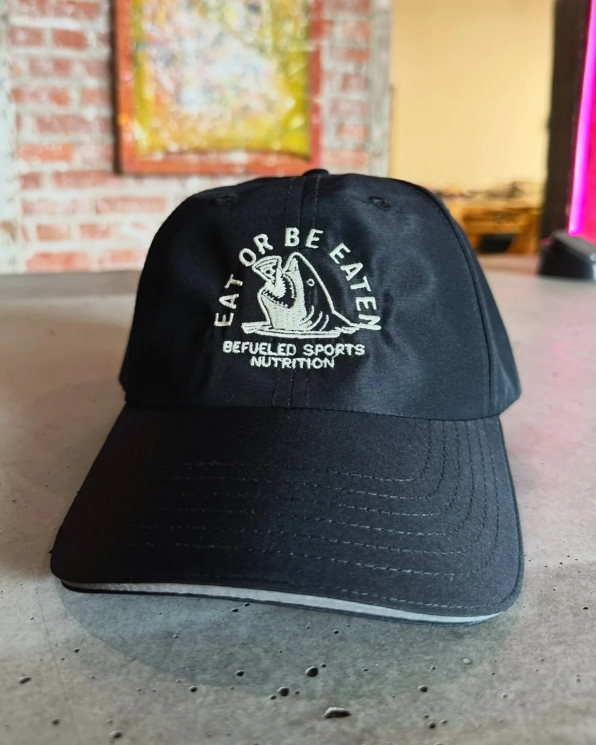 A pretty sharp looking cap for @befueledsportsnutrition 🦈🤩

#embroideredcaps #buffalo #customhats