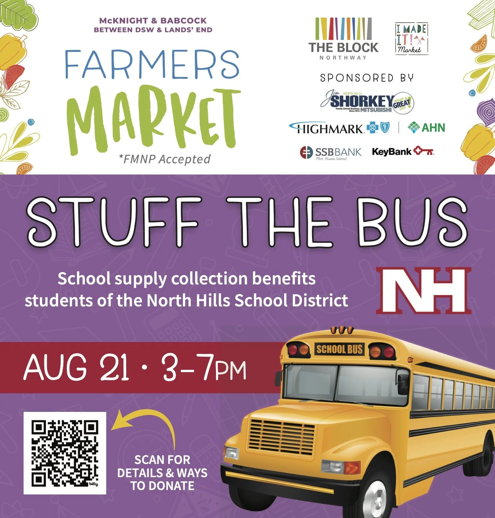 Stuff a Truck at The Farmer's Market at The Block Northway