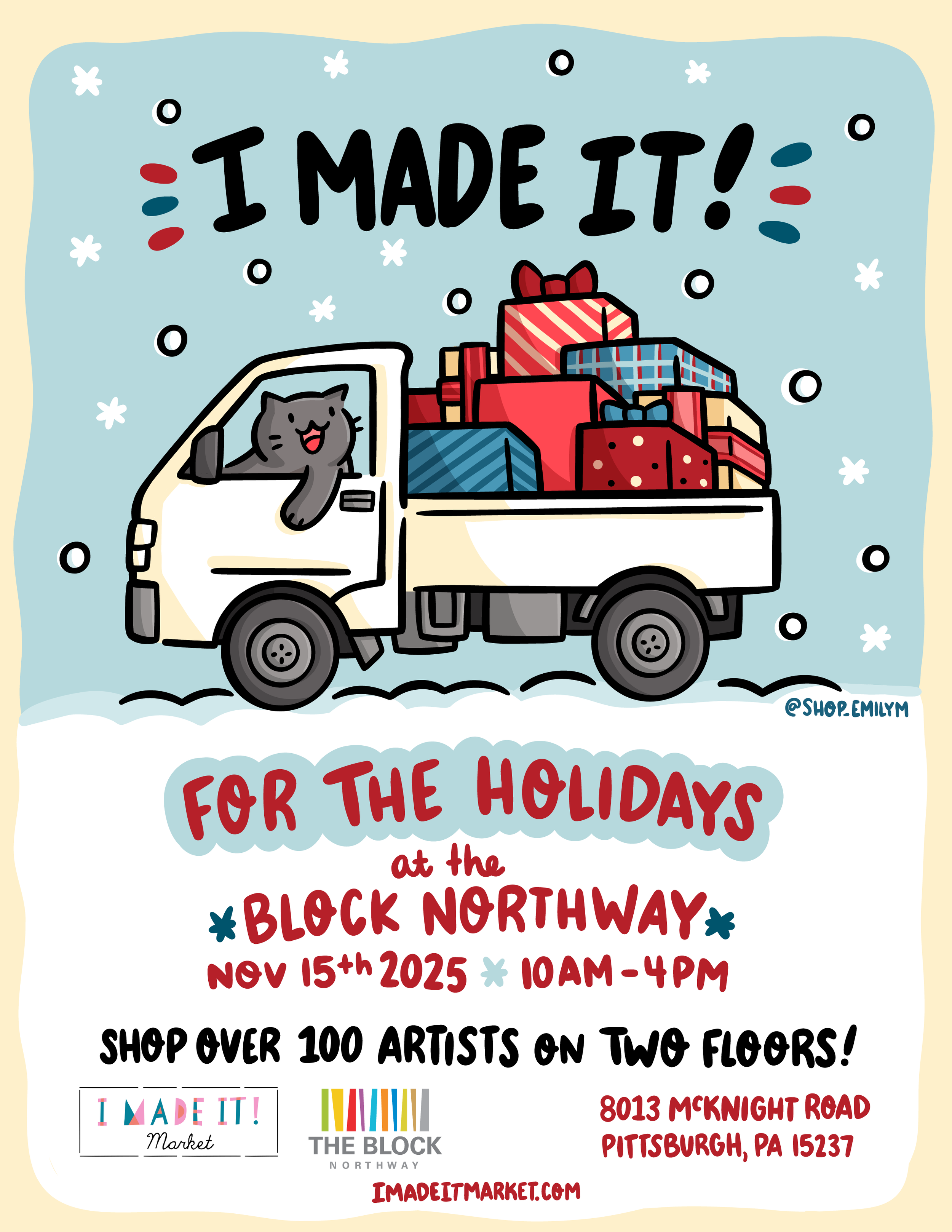 I Made It! for the Holidays at The Block Northway: Nov 15th