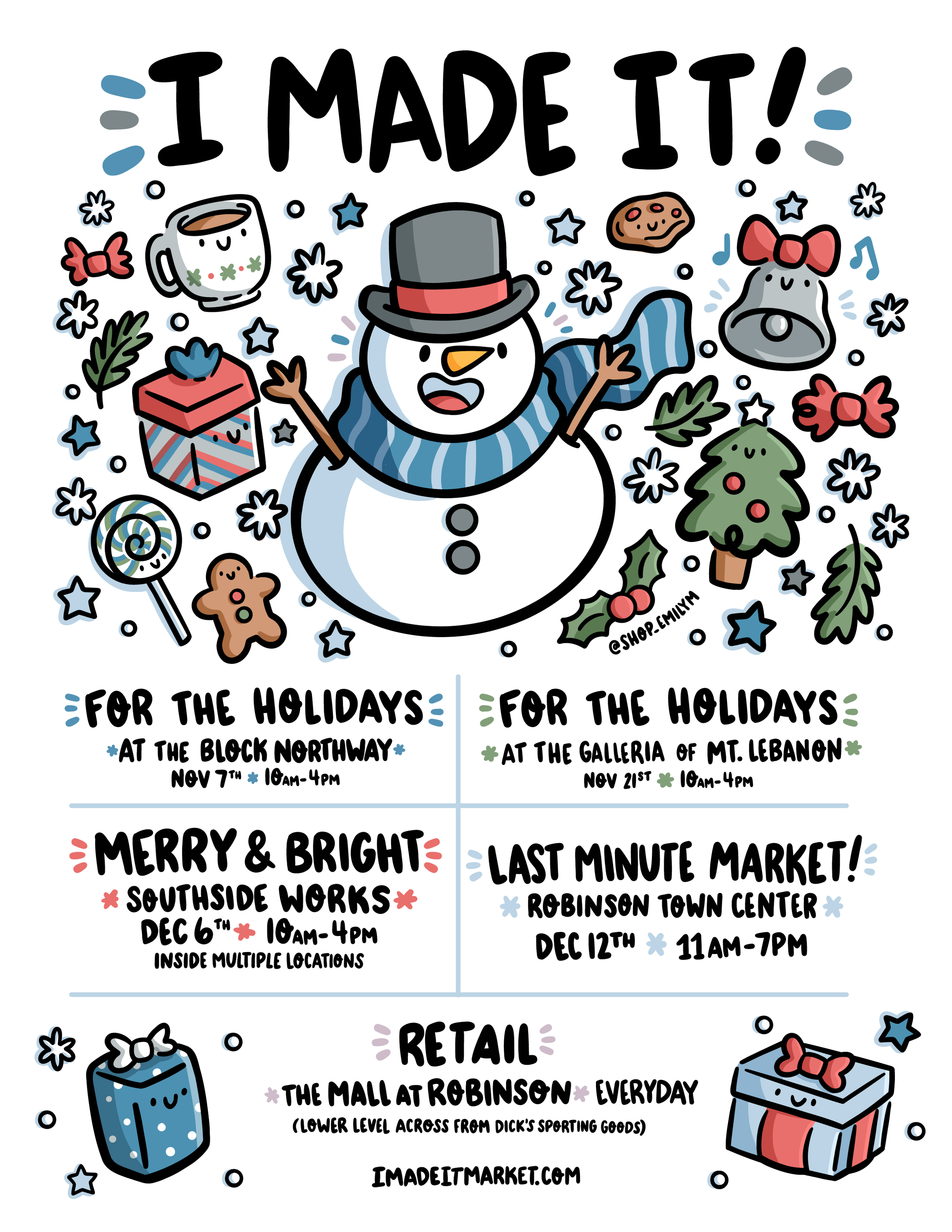 I Made It! for the Holidays 2026 Schedule