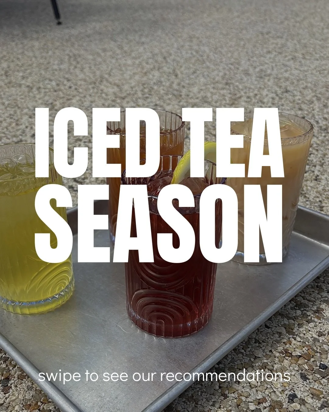 iced tea season is officially on 🧊🍋
light, refreshing, and lowkey underrated

which one are you grabbing first? 👀