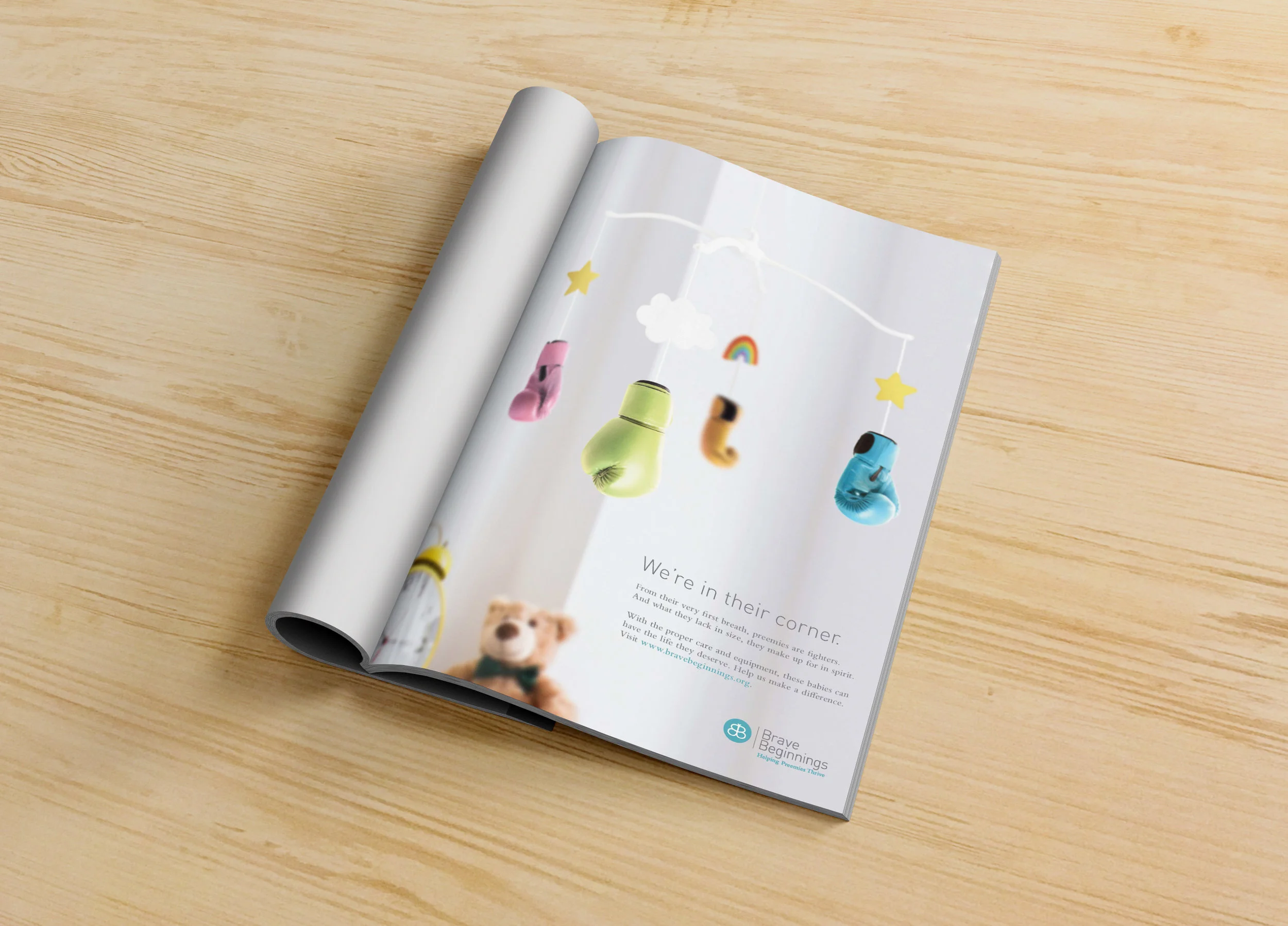 Brave Beginnings Ad Concept &amp; Design