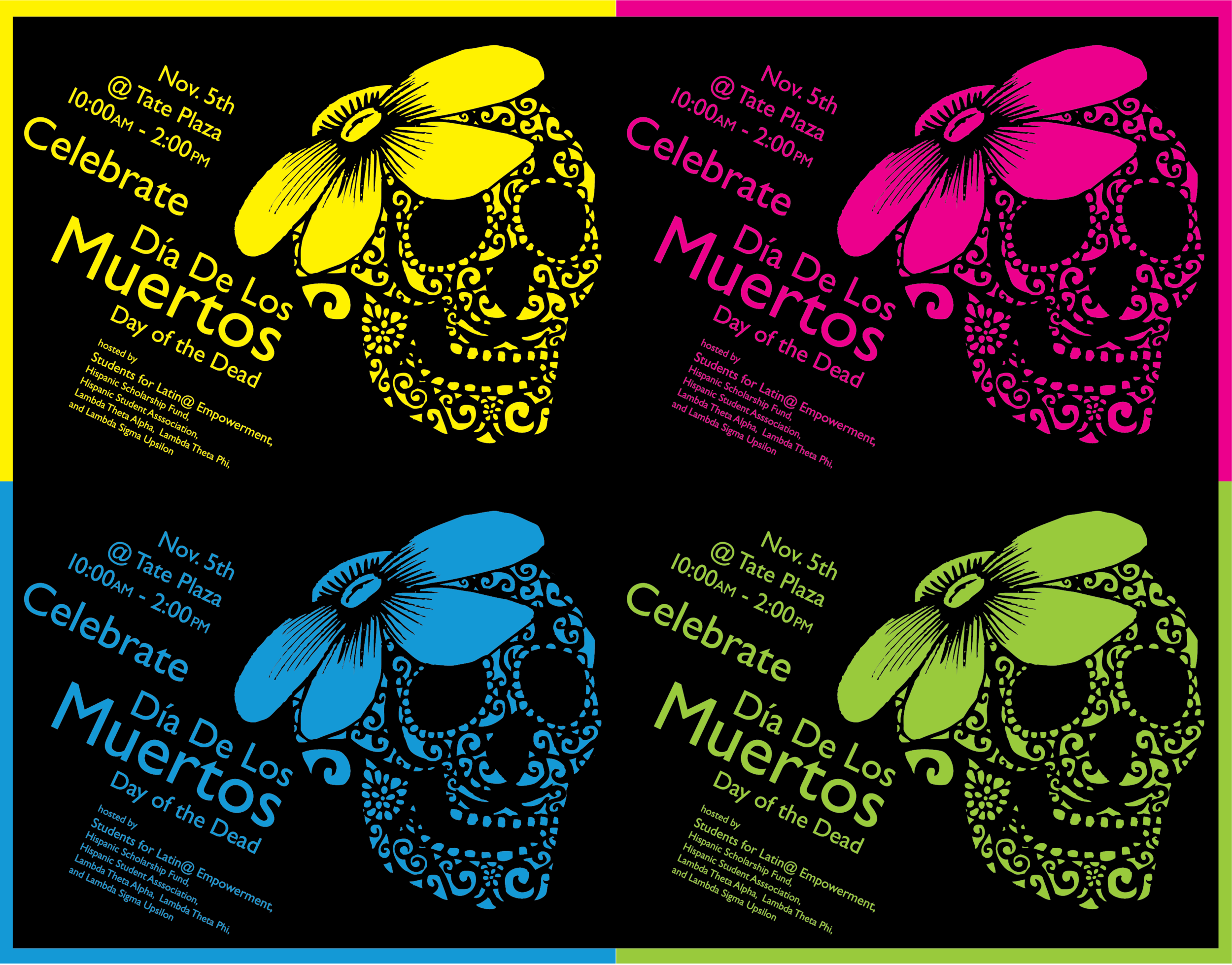 Dia De Los Muertos Flyer