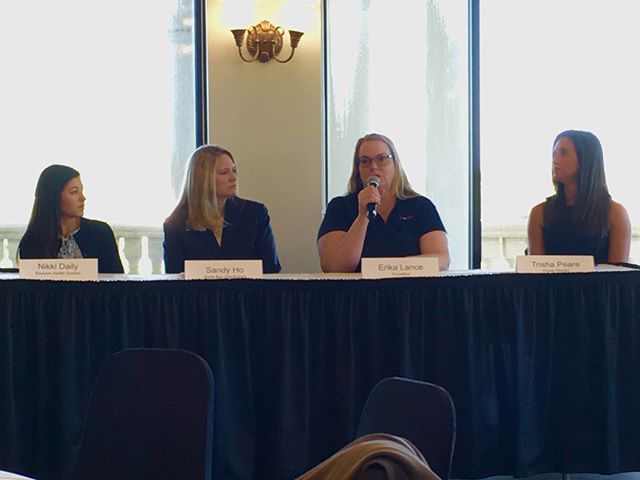 Excellent #SuncoastHR meeting on #TotalRewards with great insights from strong local #HR #Leaders....not to mention the sharp moderator! @Baycare @KnowBe4 @PowerDesignInc @GreatBayDist  Listen to your employees&rsquo; requests, help them with #traini