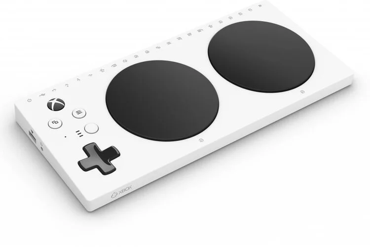 The Microsoft adaptive controller features two large buttons, a design which I kept for The Cetra. This controller allows for button remapping via the Xbox app, and also has ports that allows for external devices to be attached. The flaw in this controller that I aimed to rectify is the lack of changeable buttons and the need for external devices, which racks up the overall cost.