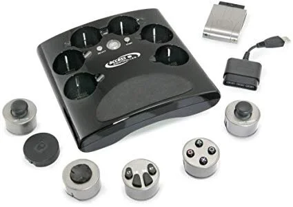 This controller has both components I aimed for: removable parts and the ability to play with one hand. The flaw in this controller that I aimed to upgrade in the Cetra is the size of the buttons and how it is only designed for one-hand.