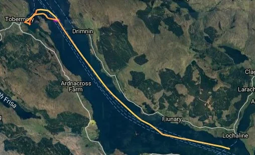 A run up the sound of Mull