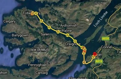 A not very windy trip down the sound of Mull