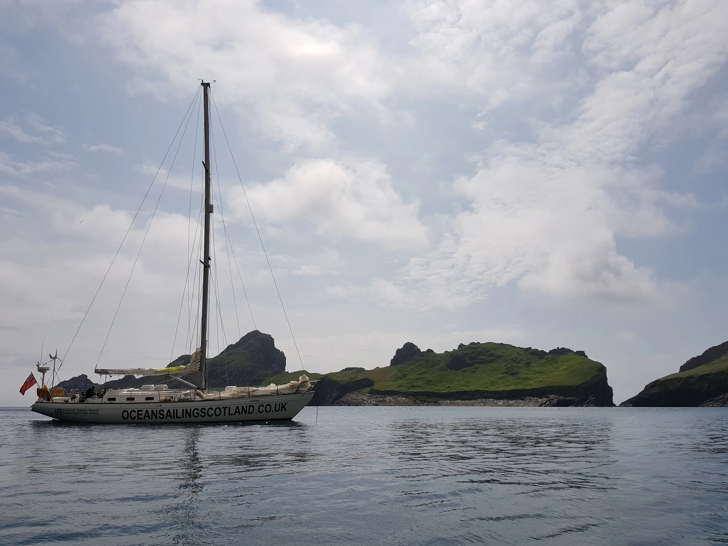 Taeping gets a rest at anchor whilst her crew are ashore at St. Kilda
