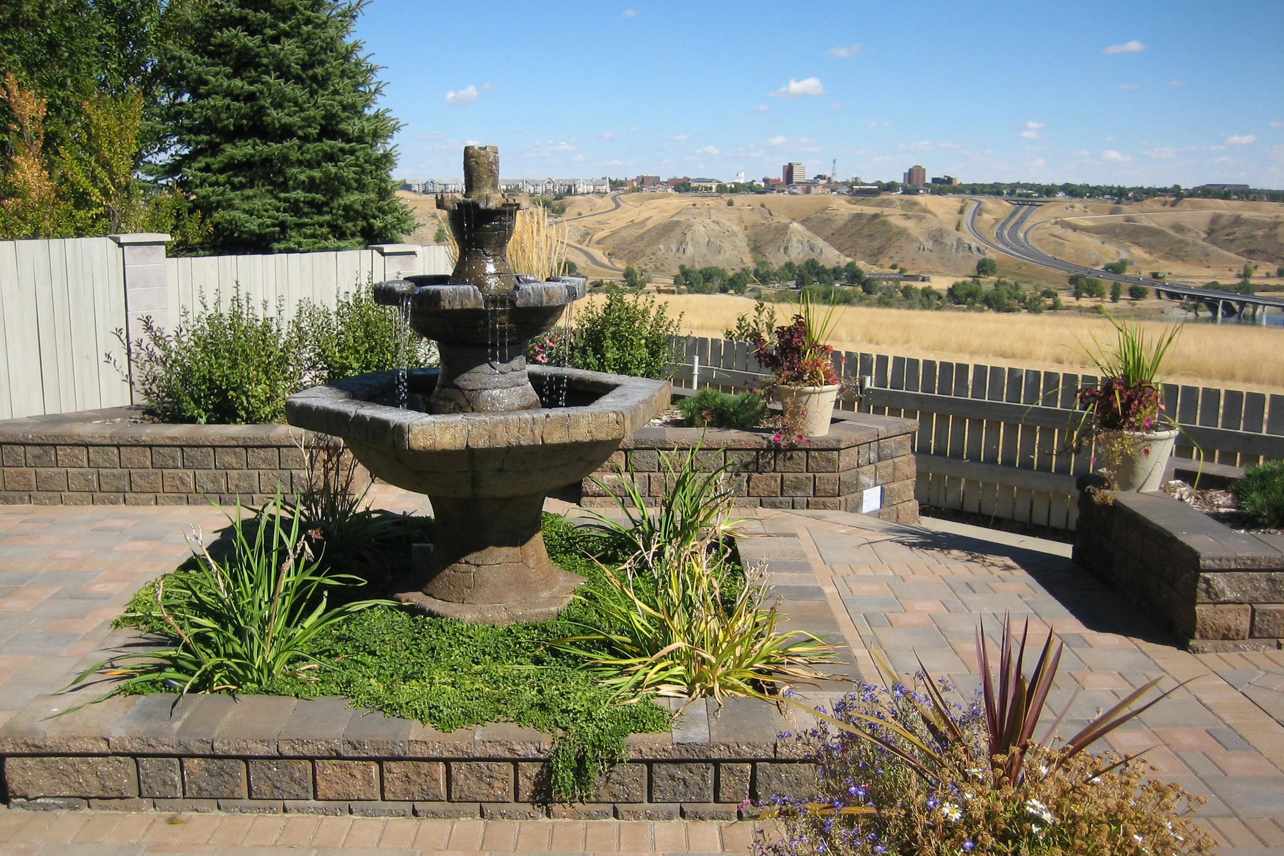 What a view! A professionally installed landscape put this property over the top.