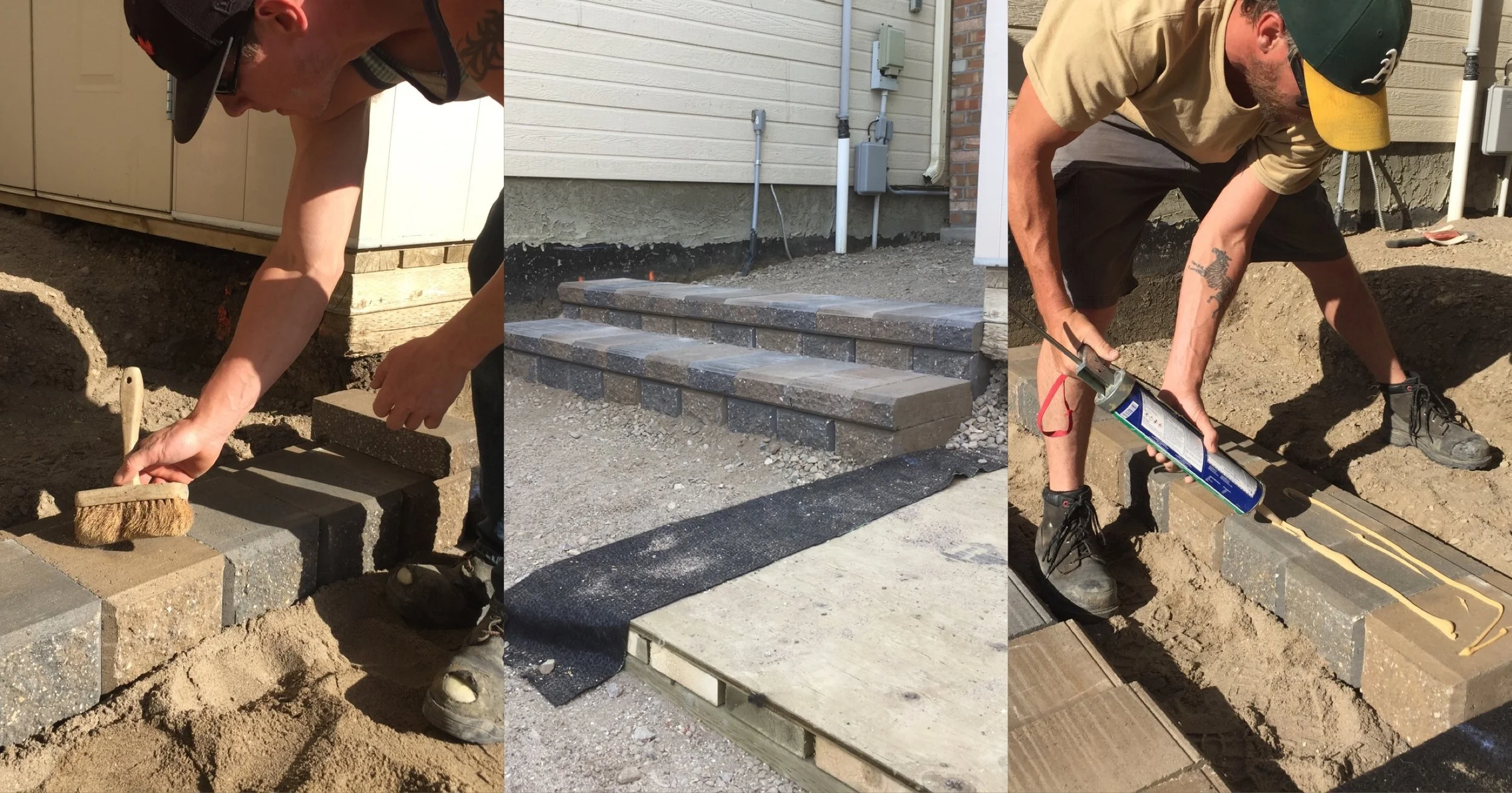 How to Install Steps With Retaining Wall Blocks — Hilgersom Inc.