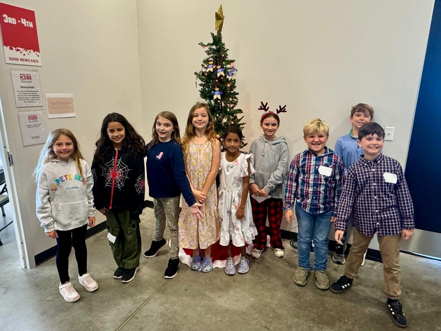 🎄 It&rsquo;s time to deck the halls in Kids Ministry! Our 3rd/4th grade class started decorating the tree outside their classroom this week. They will create a new ornament and add it to the tree every week until Christmas. 🎄