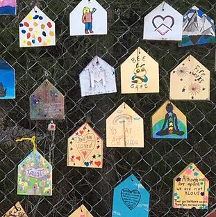 “We are Connected” Fence Art Installation Community Project