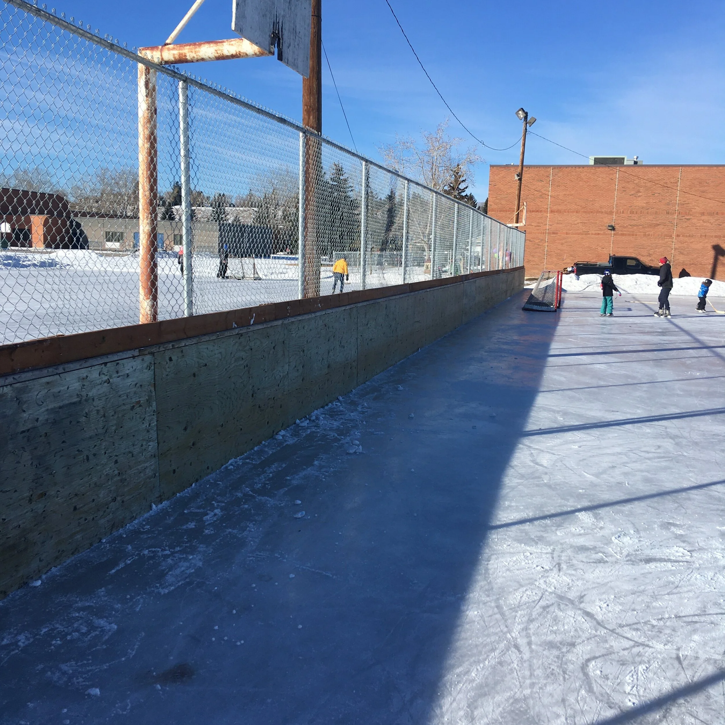 Deer Run Outdoor Skating Rink Fence Repaired — Deer Run Community ...