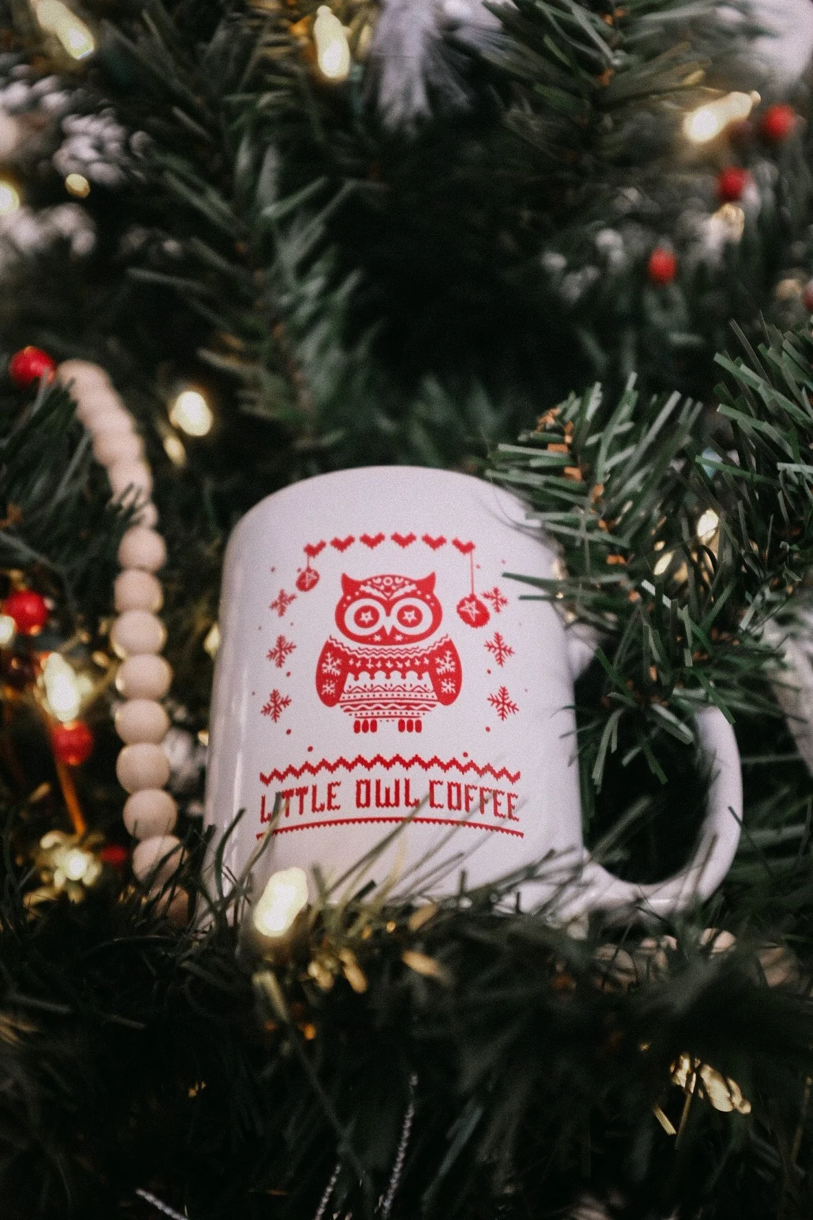 Owl Holiday Mug