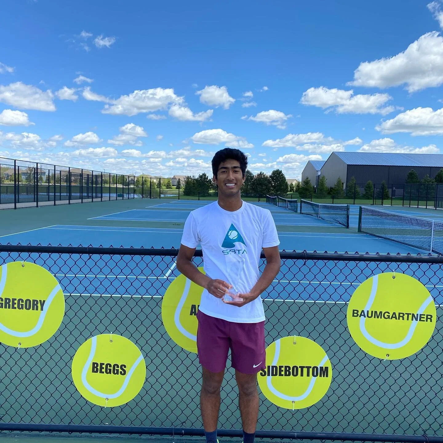 Masato Perera with a big time victory this week! Masa won the 18 and under Level 1 National in Indiana losing only 6 games COMBINED in his final two matches vs some of the nations best juniors. Masa won this elite national event as the 22nd seed but 