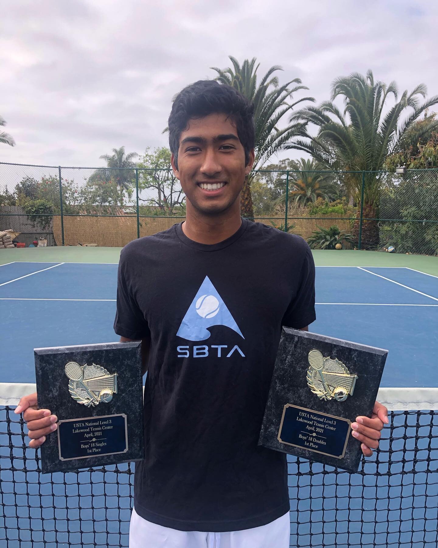 Title alert! @masatheman3131 swept the singles and doubles at the Level 3 national in Lakewood last week. He credited his mental performance for his success at the event. We have been working on managing the time between points and incorporating spor